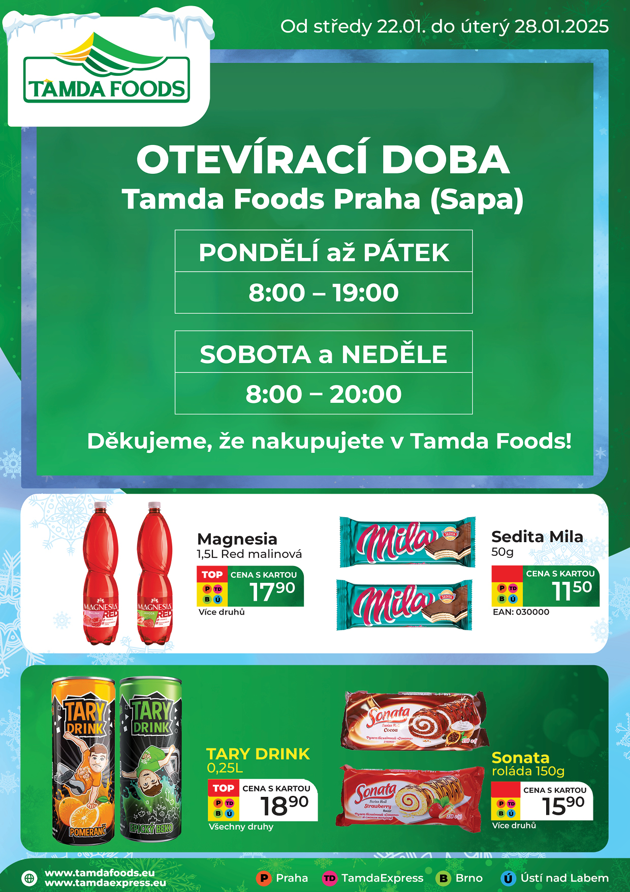 tamda-foods - Leták Tamda Foods od 22.01. do 28.01.