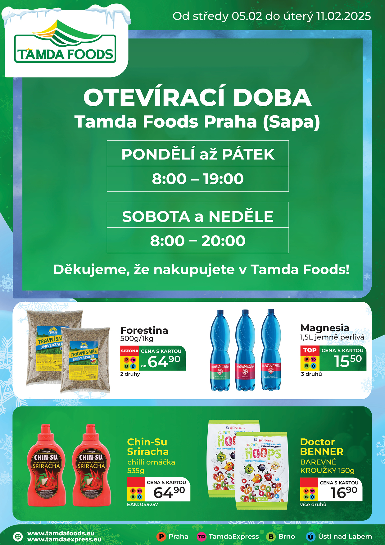 tamda-foods - Leták Tamda Foods od 05.02. do 11.02. - page: 1