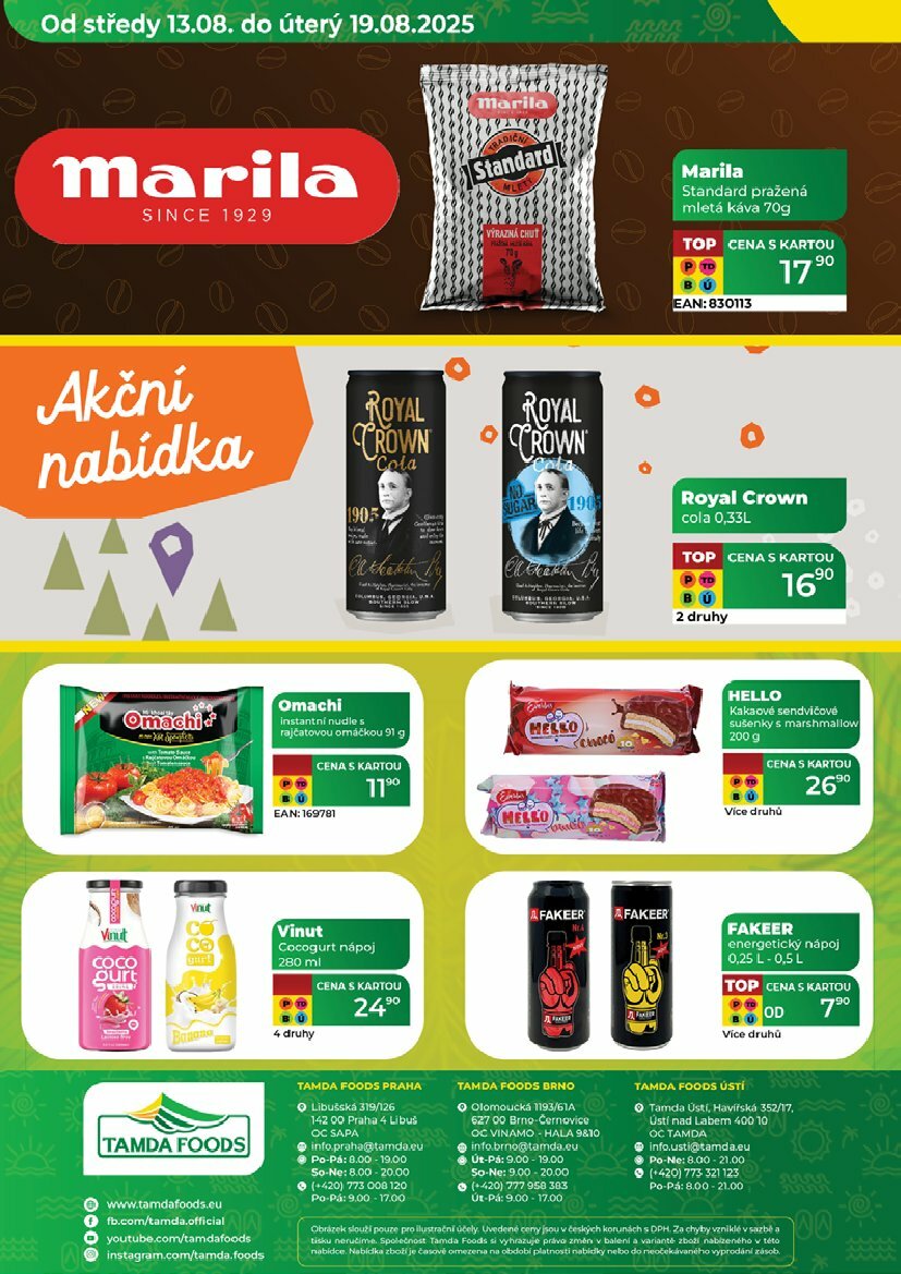 tamda-foods - Leták Tamda Foods od 13.08. do 19.08. - page: 52 tamda-foods - Leták Tamda Foods od 13.08. do 19.08. - page: 52
