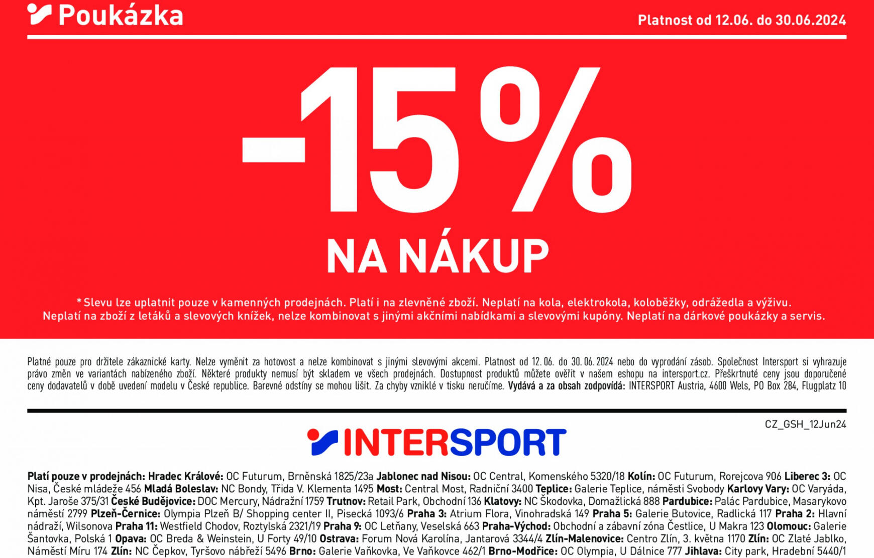 intersport - Leták Intersport aktuální 12.06. - 30.06. - page: 28