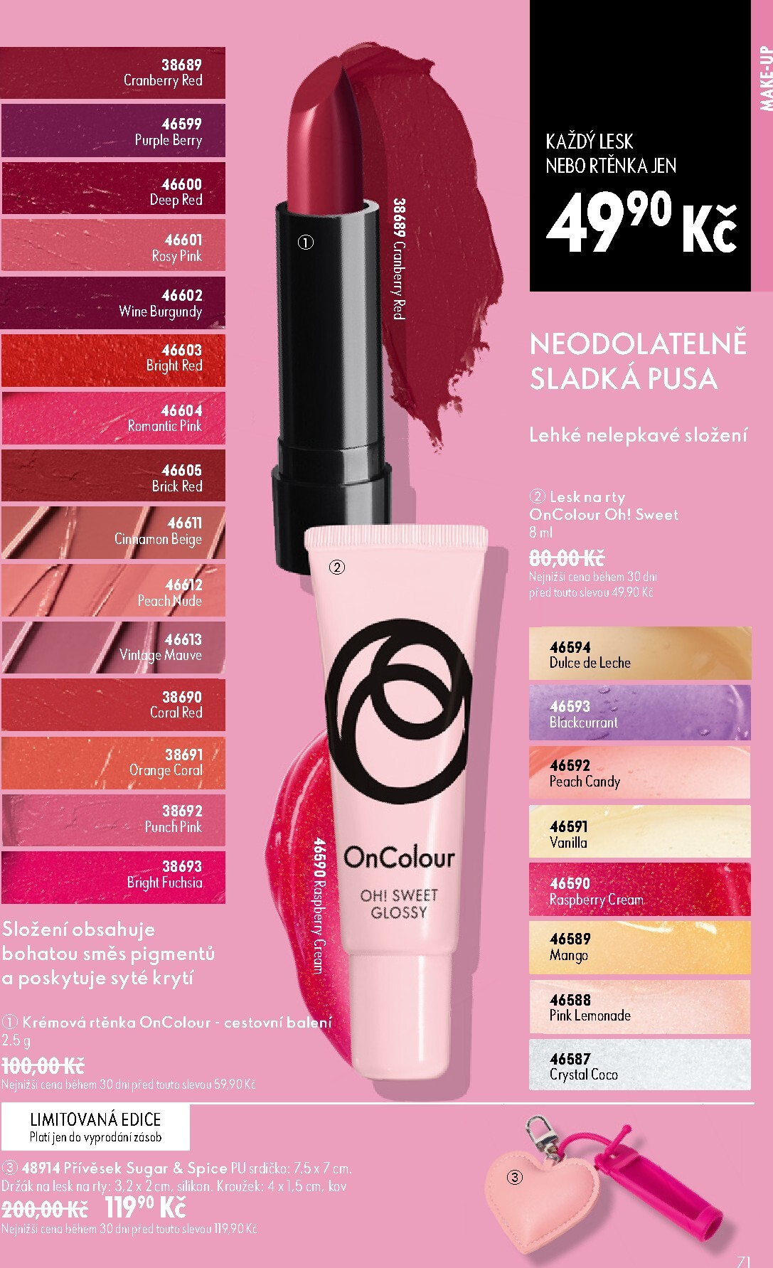 oriflame - Aktuální Oriflame leták platný od středy 17.06.2026 do úterý 07.07.2026 - page: 71