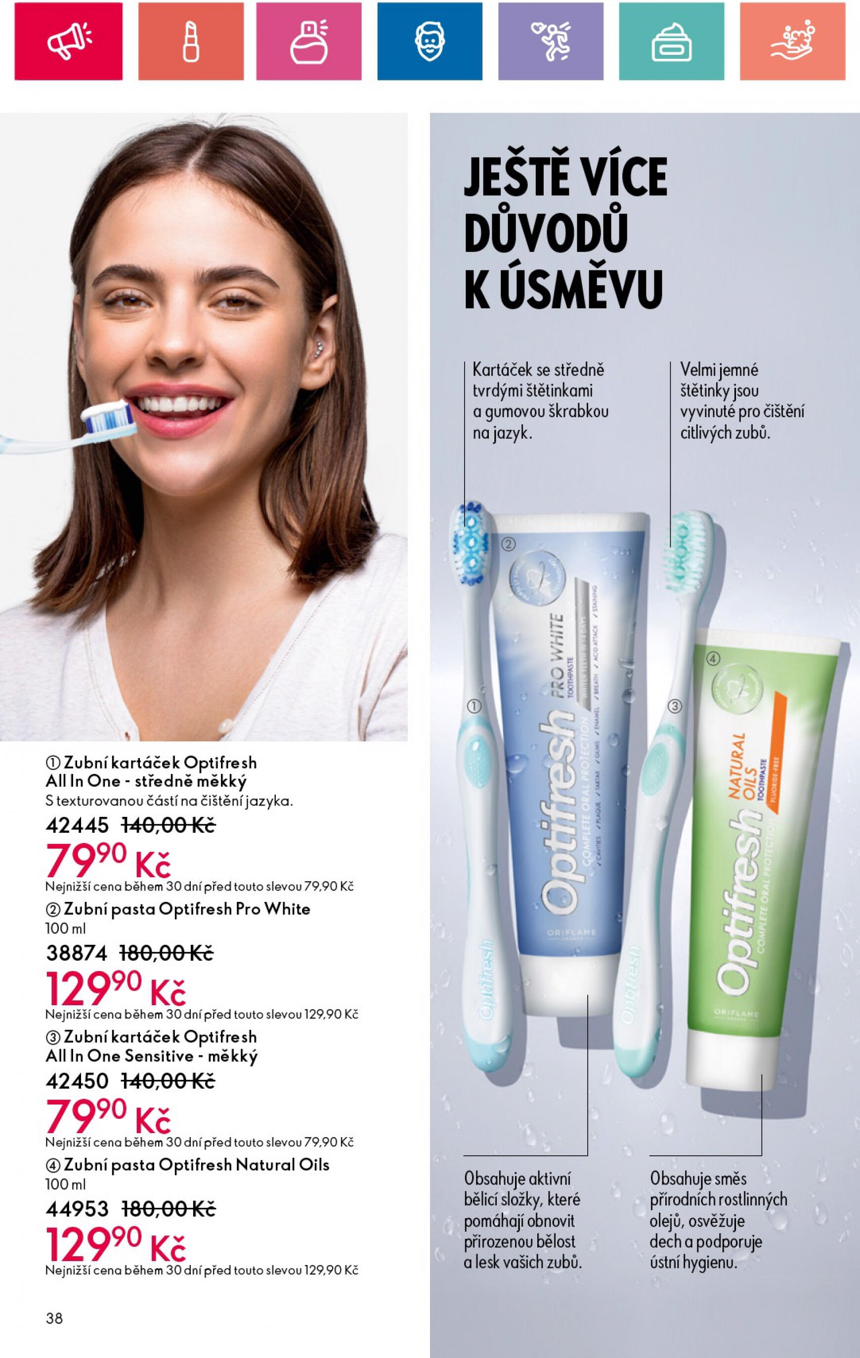 oriflame - Leták Oriflame aktuální 28.05. - 17.06. - page: 38