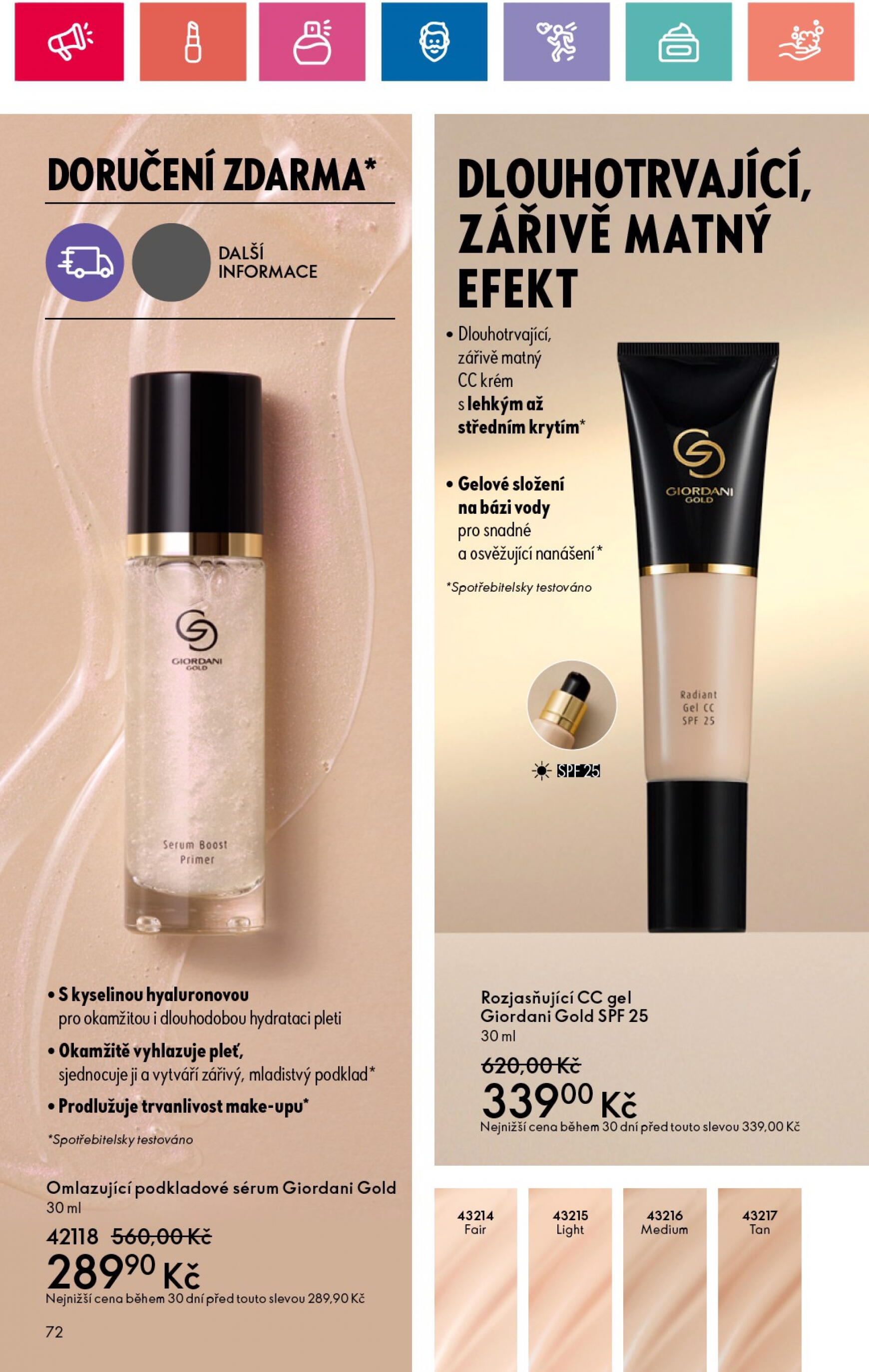 oriflame - Leták Oriflame aktuální 28.05. - 17.06. - page: 72