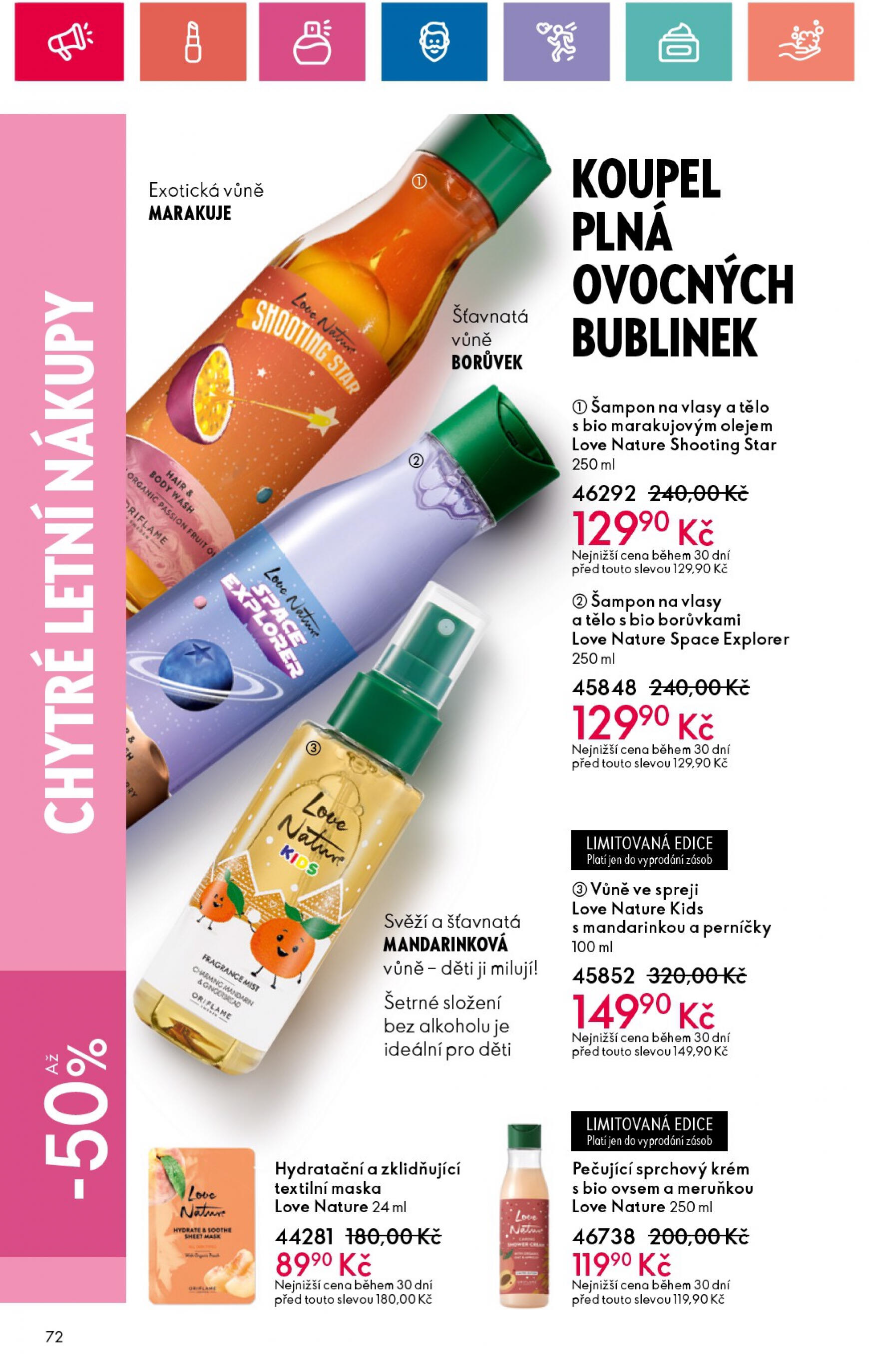 oriflame - Leták Oriflame aktuální 09.07. - 29.07. - page: 72