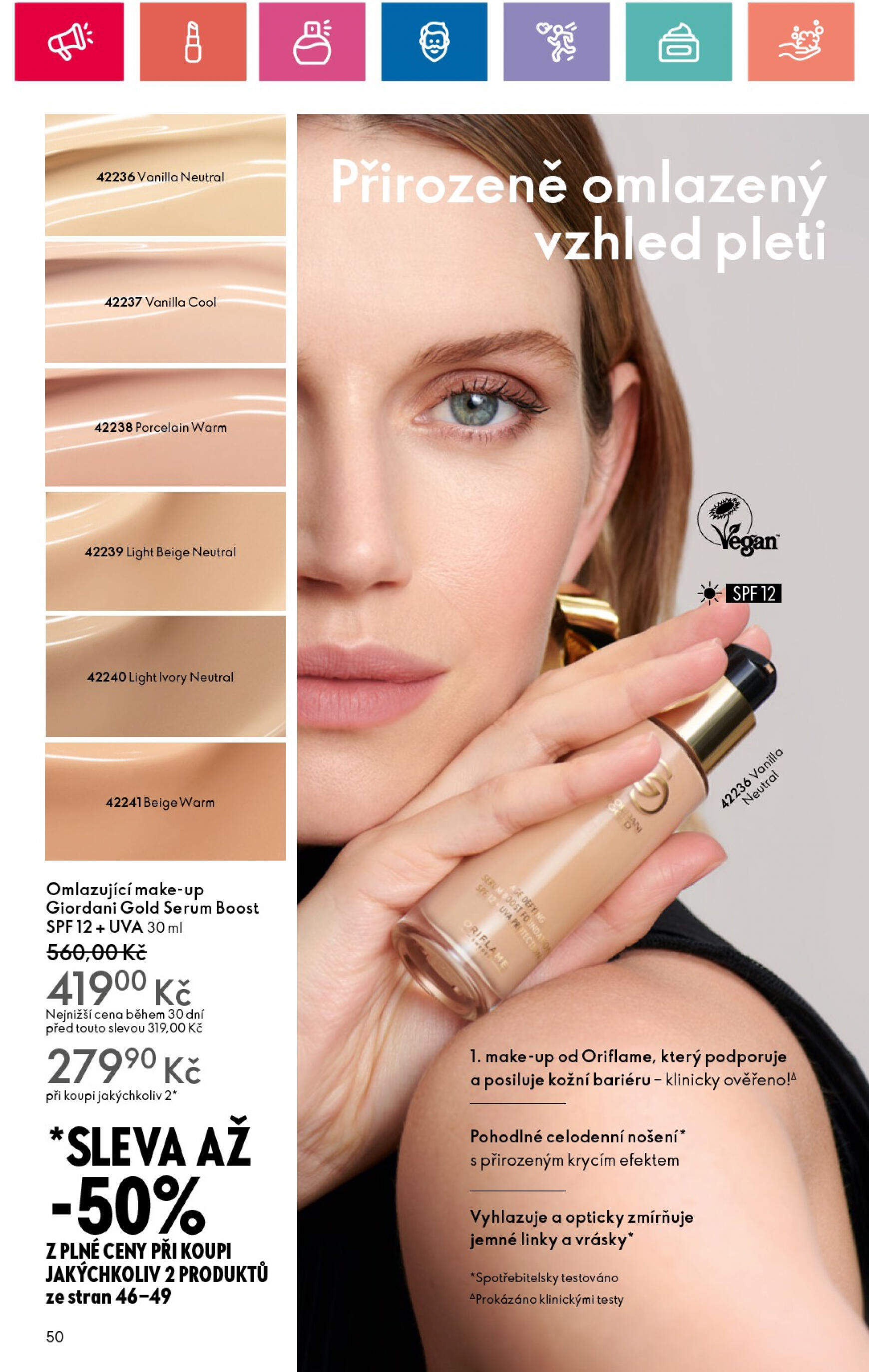 oriflame - Leták Oriflame aktuální 09.07. - 29.07. - page: 50