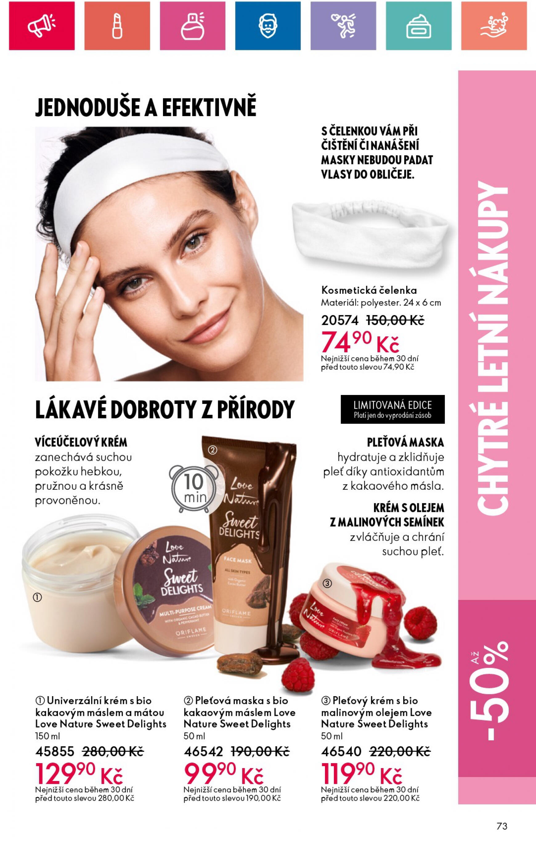 oriflame - Leták Oriflame aktuální 09.07. - 29.07. - page: 73