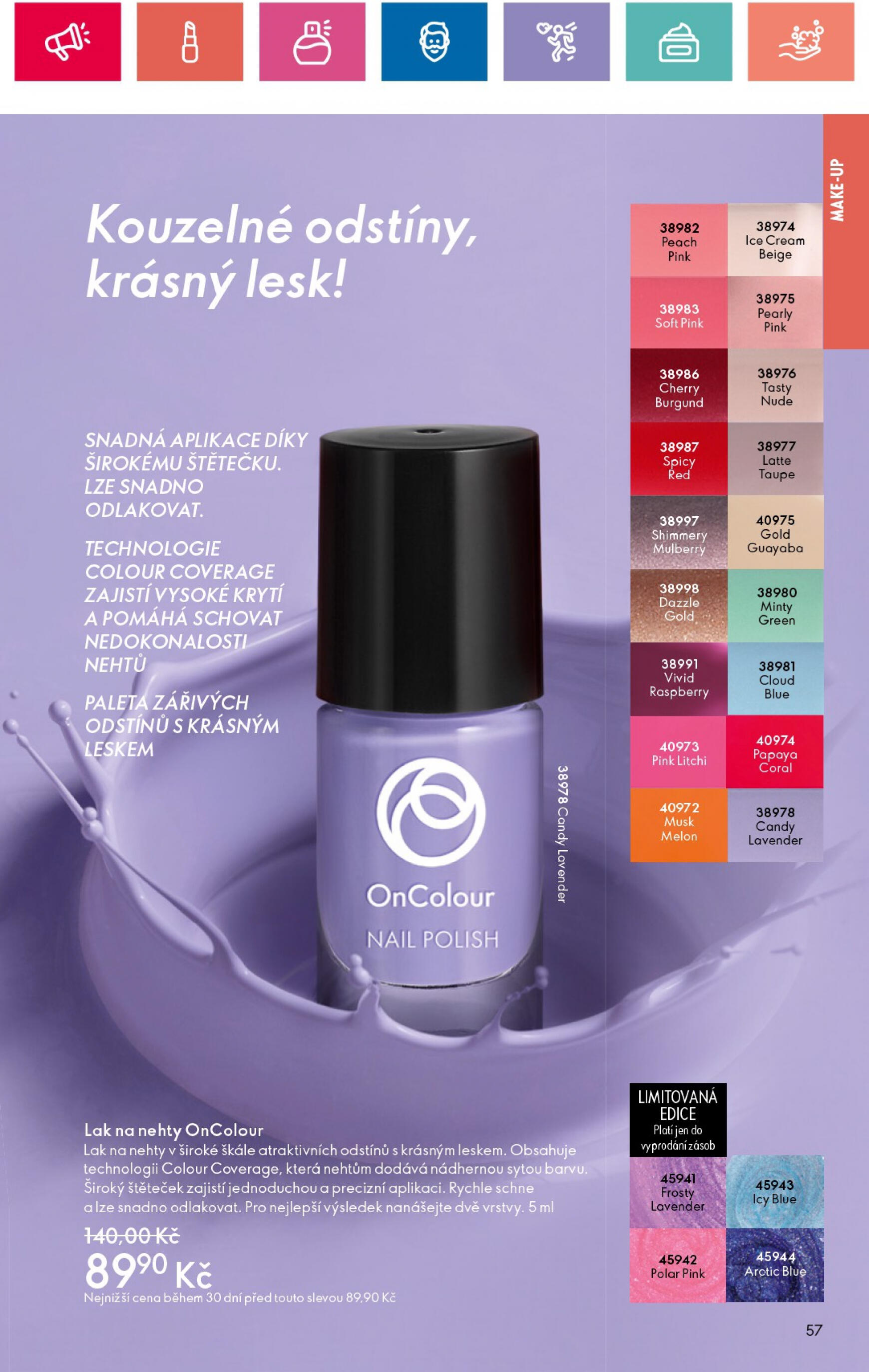 oriflame - Leták Oriflame od 30.07. do 19.08. - page: 57