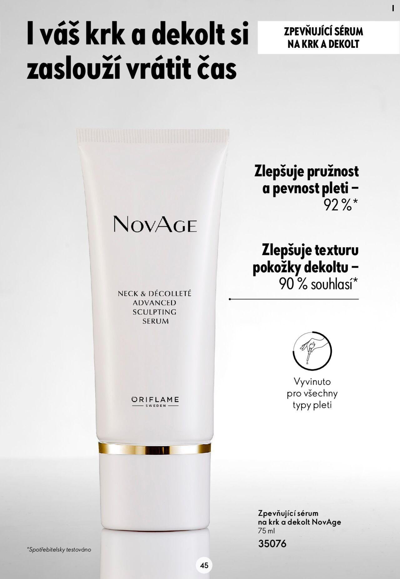 oriflame - Oriflame katalog Novage+ od úterý 23.04.2024 - page: 45