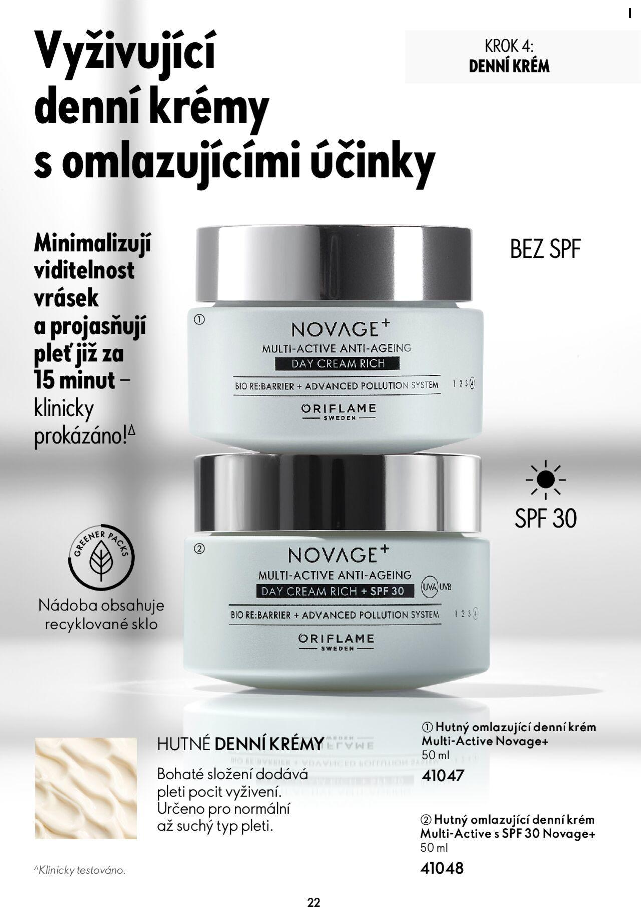 oriflame - Oriflame katalog Novage+ od úterý 23.04.2024 - page: 22