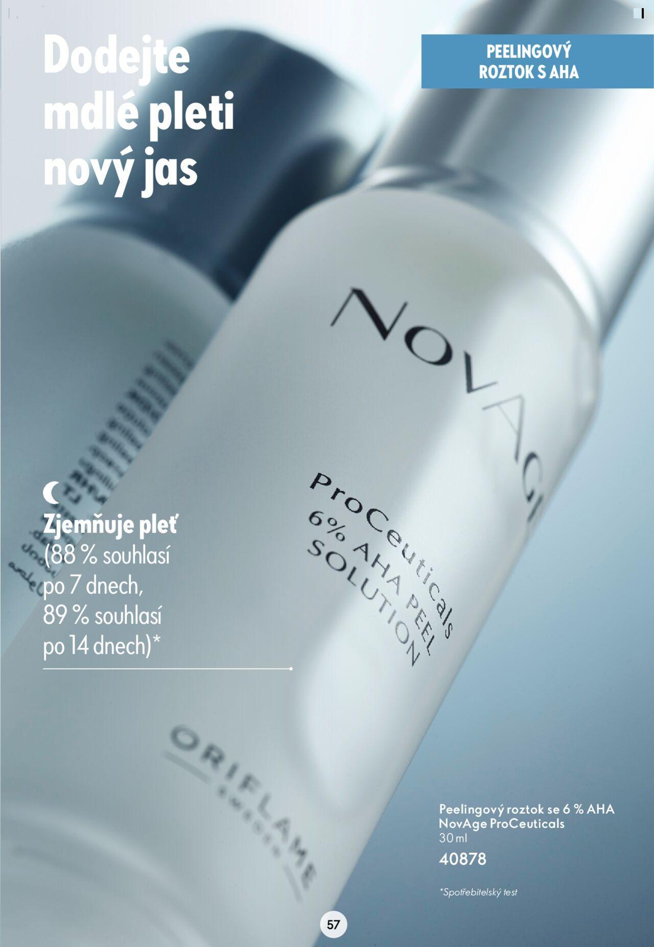 oriflame - Oriflame katalog Novage+ od úterý 23.04.2024 - page: 57