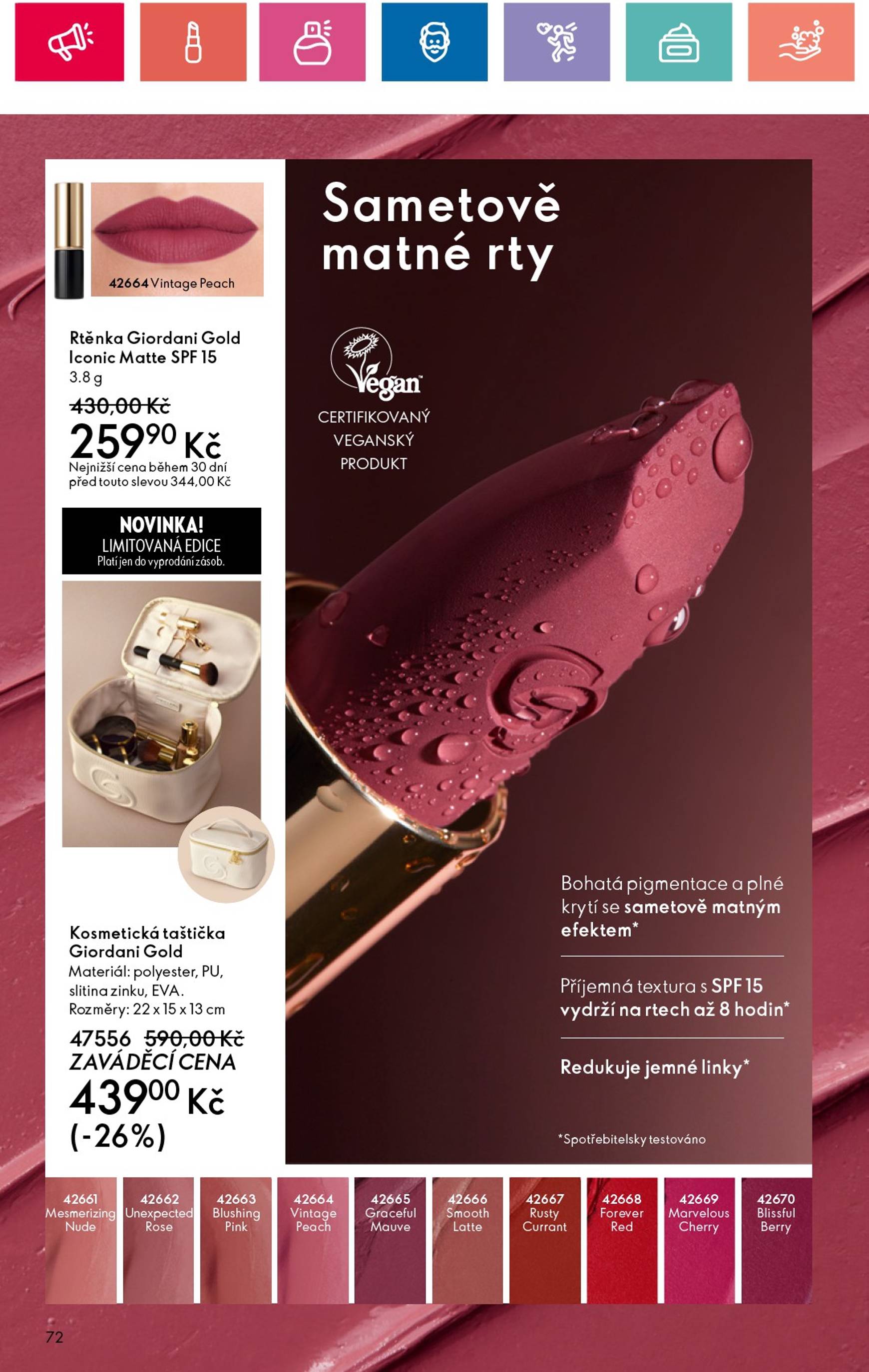 oriflame - Leták Oriflame - Black Friday od 10.11. do 30.11. - page: 72