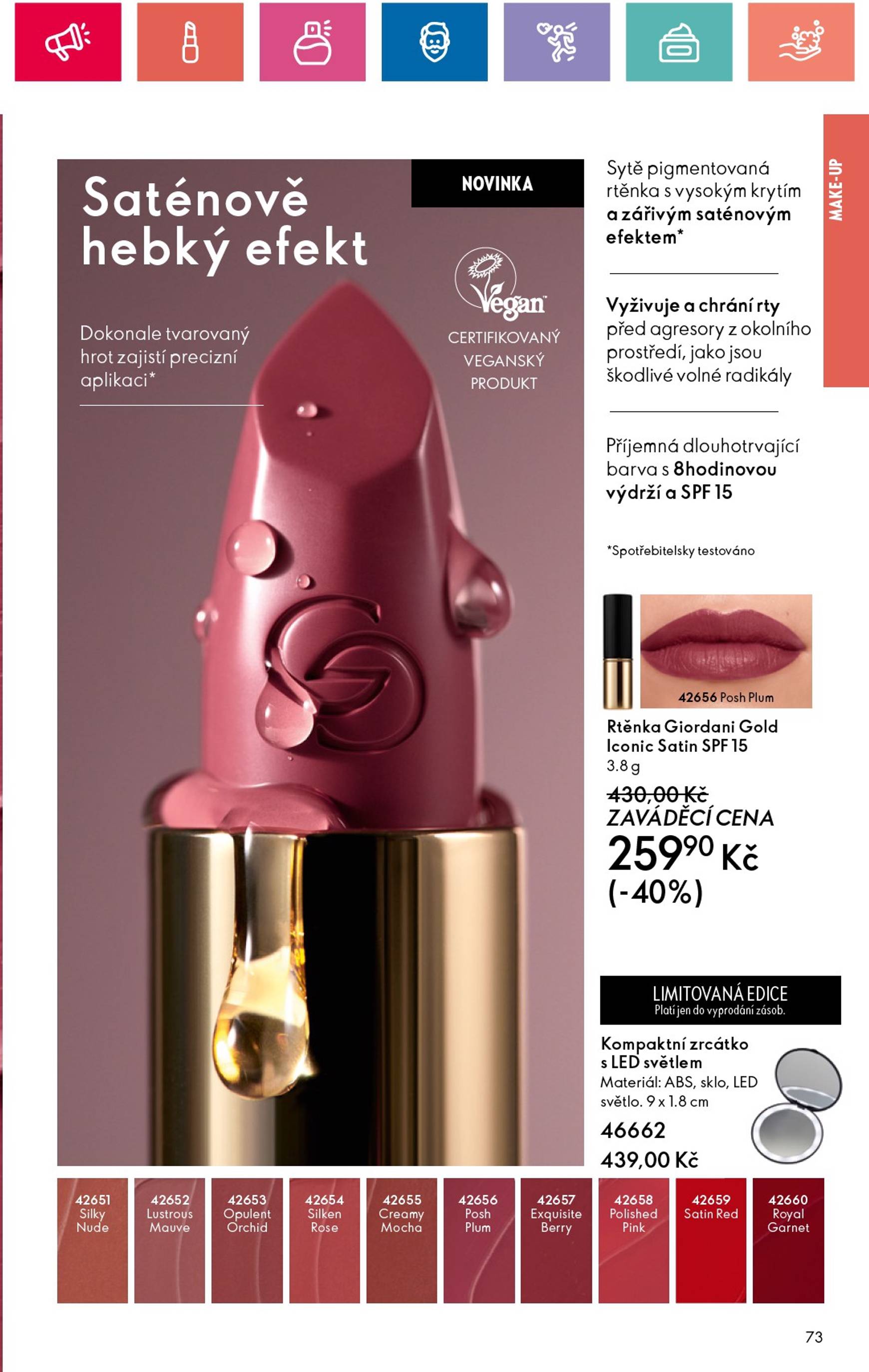 oriflame - Leták Oriflame - Black Friday od 10.11. do 30.11. - page: 73