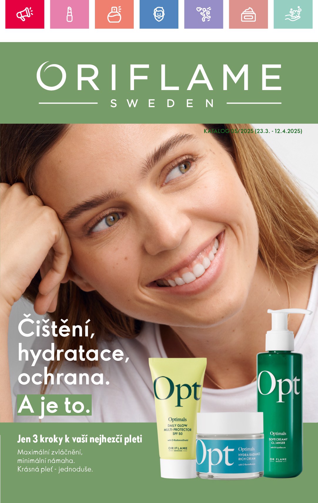 oriflame - Leták Oriflame od 23.03. do 12.04. - page: 1