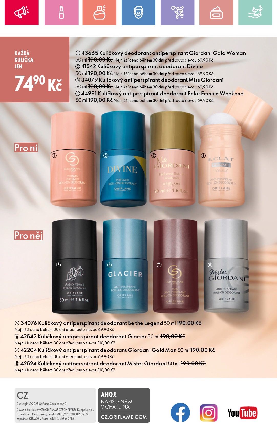 oriflame - Leták Oriflame od 06.07. do 26.07. - page: 164 oriflame - Leták Oriflame od 06.07. do 26.07. - page: 164