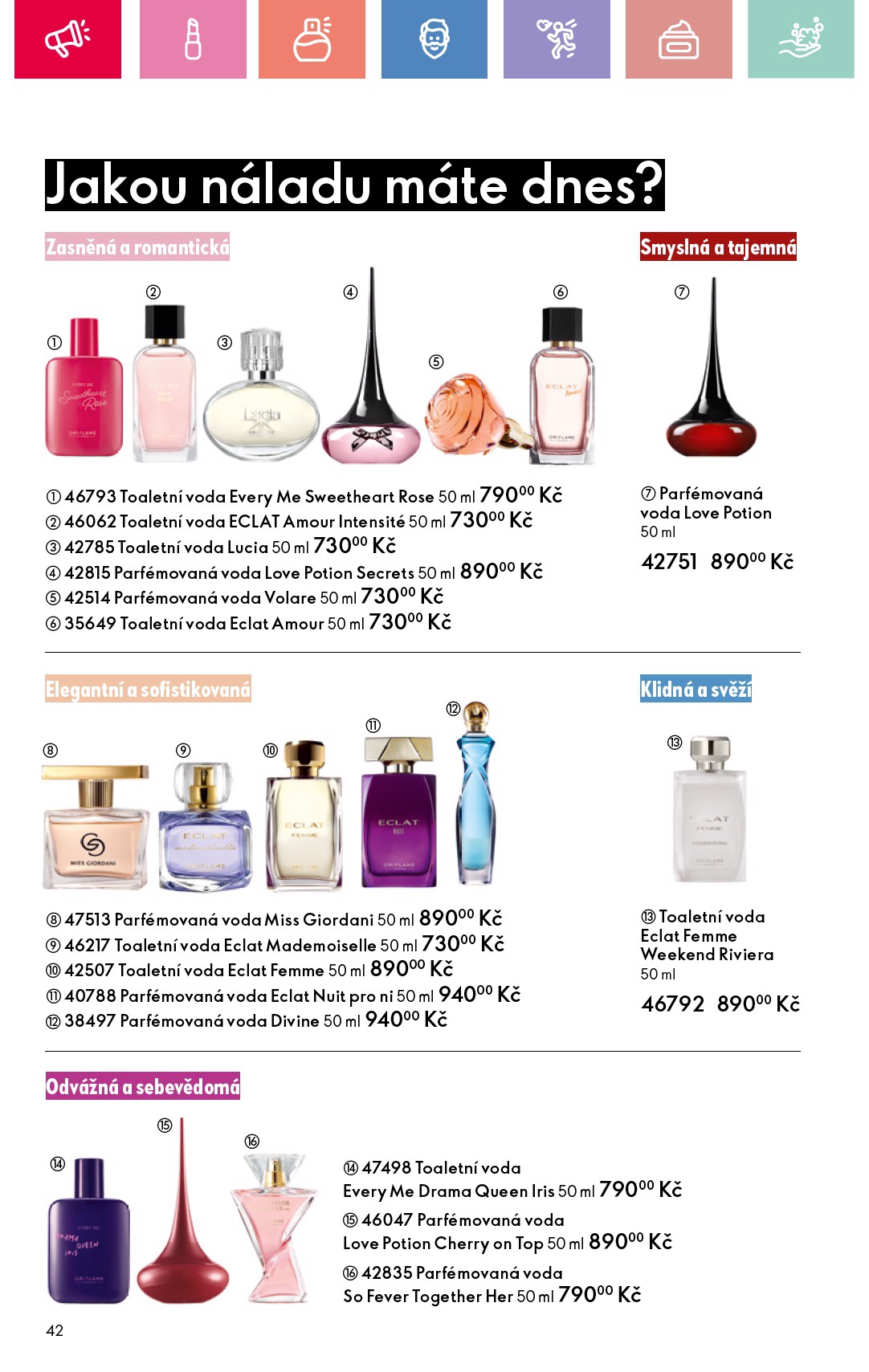 oriflame - Leták Oriflame od 17.08. do 06.09. - page: 42 oriflame - Leták Oriflame od 17.08. do 06.09. - page: 42