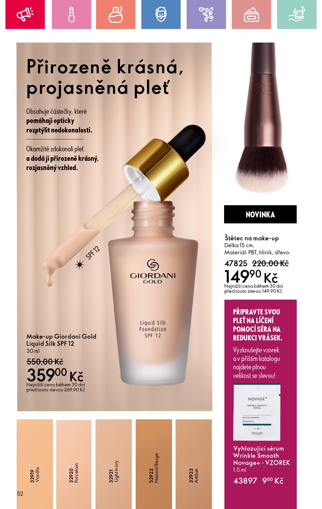 oriflame - Leták Oriflame od 17.08. do 06.09. - page: 52 oriflame - Leták Oriflame od 17.08. do 06.09. - page: 52