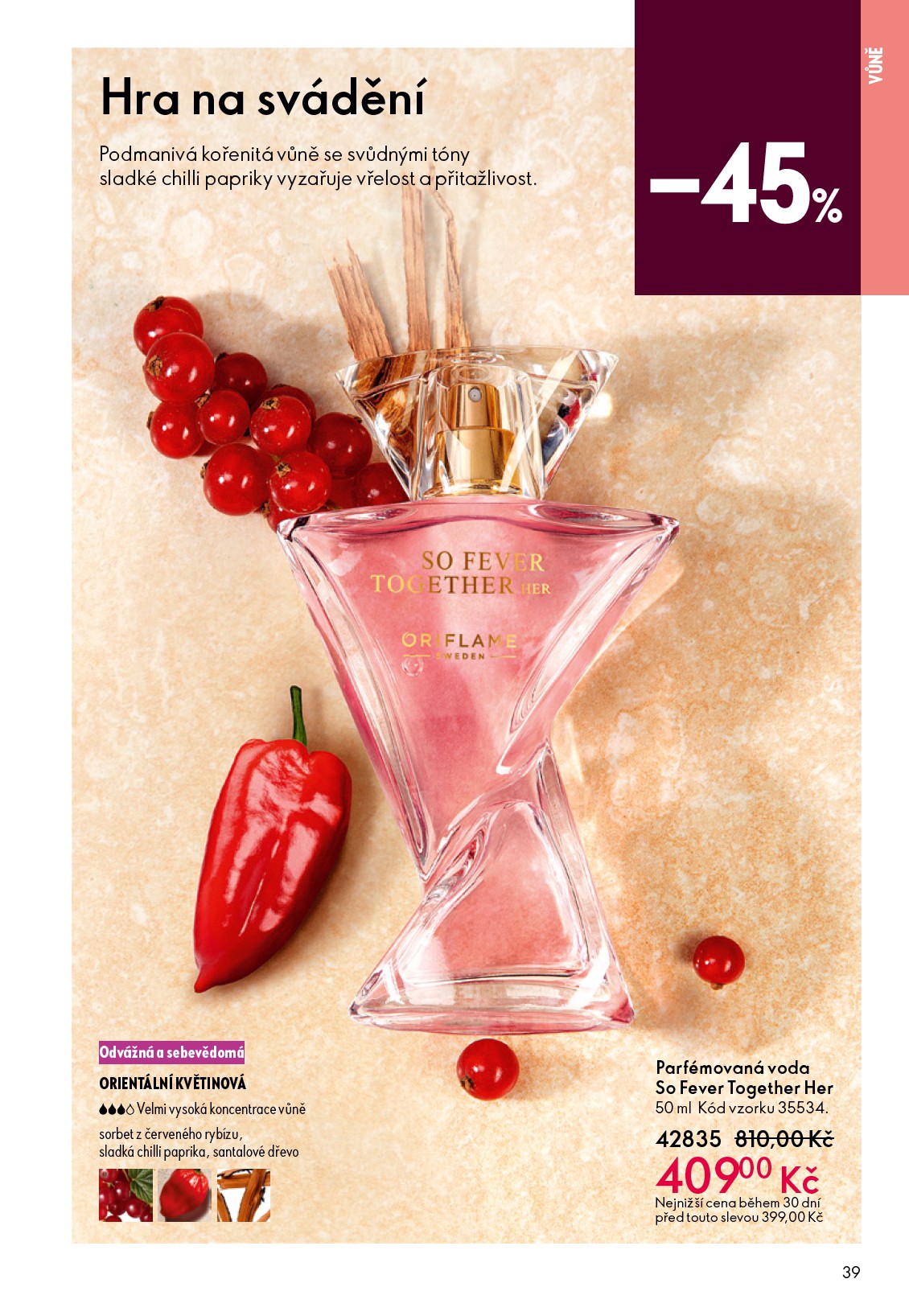 oriflame - Oriflame leták platný od středy 04.03.2026 do úterý 24.03.2026 - page: 39