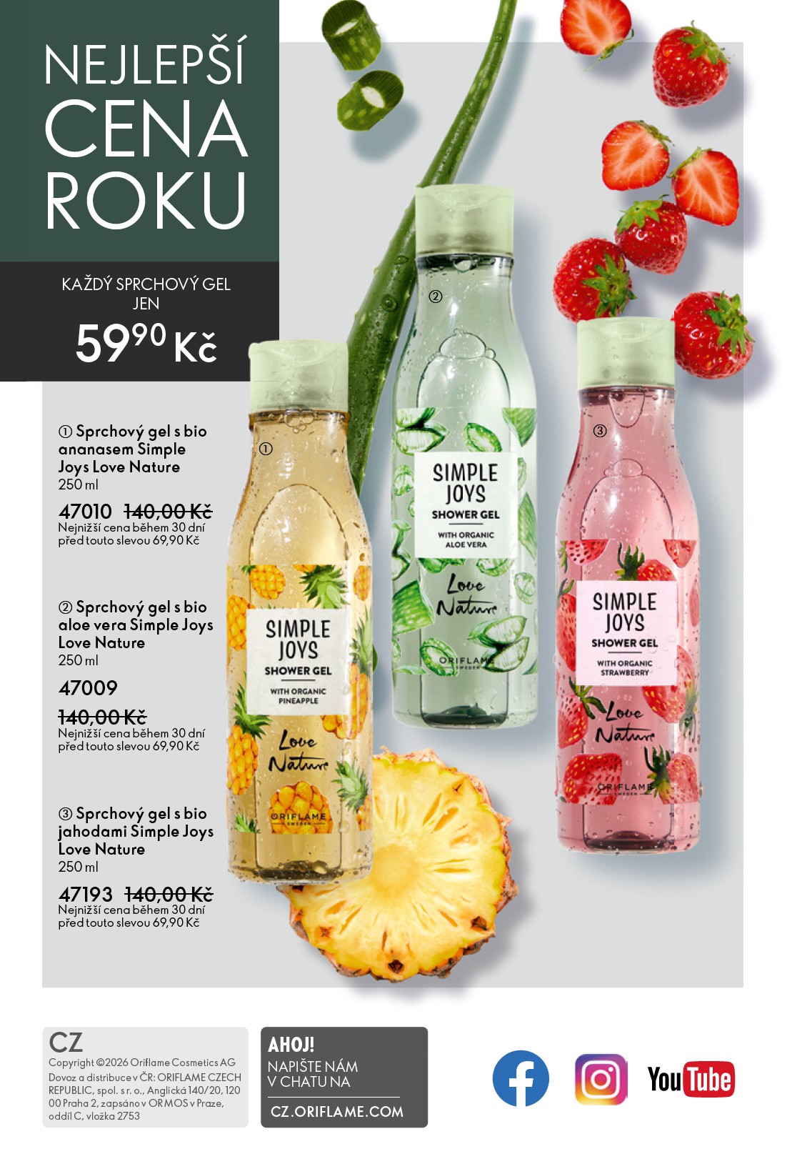 oriflame - Aktuální Oriflame leták platný od středy 15.04.2026 do úterý 05.05.2026 - page: 148