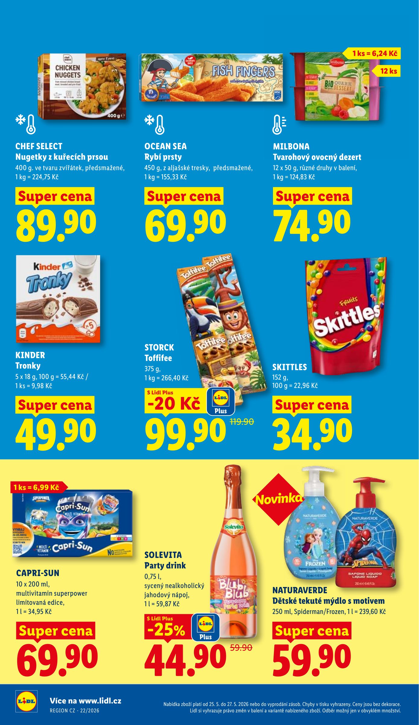 lidl - Lidl leták na příští týden od pondělí 25.05.2026 do středy 27.05.2026 - page: 22