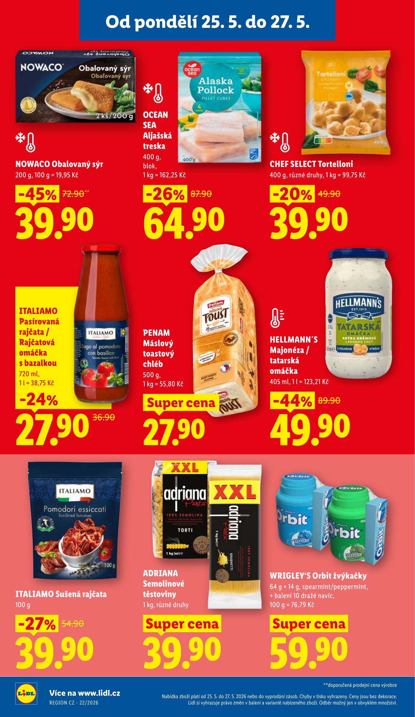 lidl - Lidl leták na příští týden od pondělí 25.05.2026 do středy 27.05.2026 - page: 26