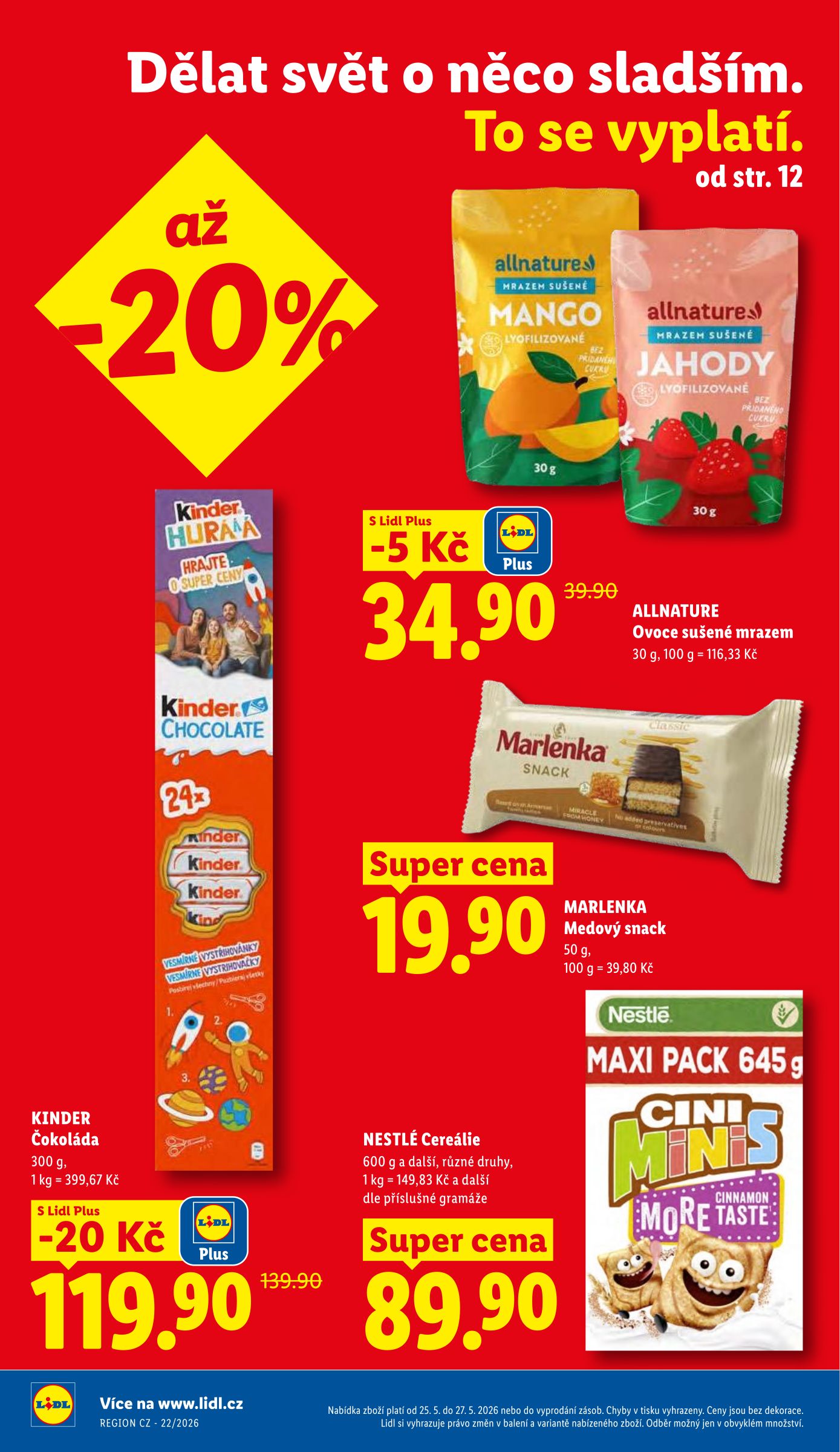 lidl - Lidl leták na příští týden od pondělí 25.05.2026 do středy 27.05.2026 - page: 2
