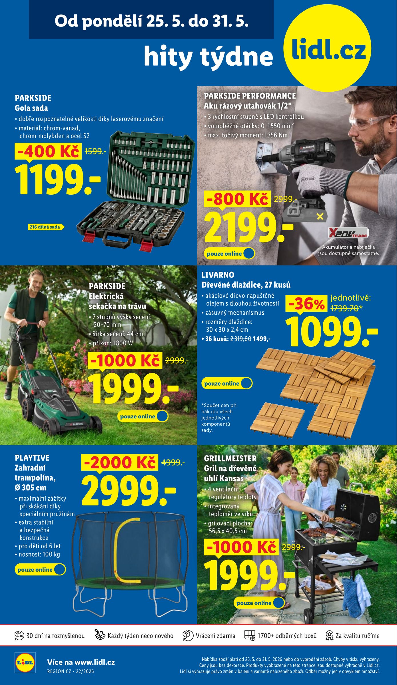 lidl - Lidl - Hity týdne leták na příští týden od pondělí 25.05.2026 do neděle 31.05.2026