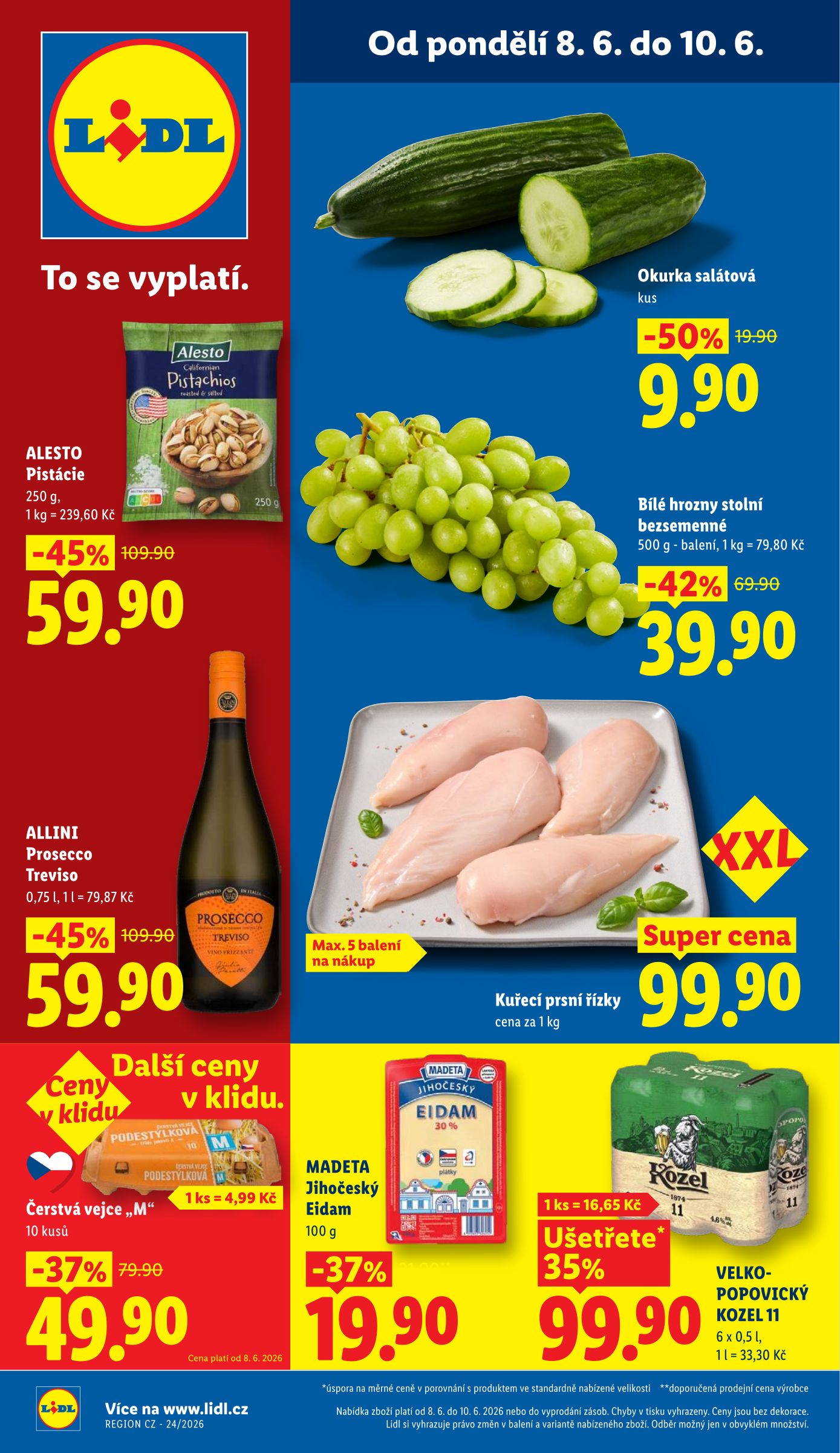 lidl - Lidl leták na příští týden od pondělí 08.06.2026 do středy 10.06.2026