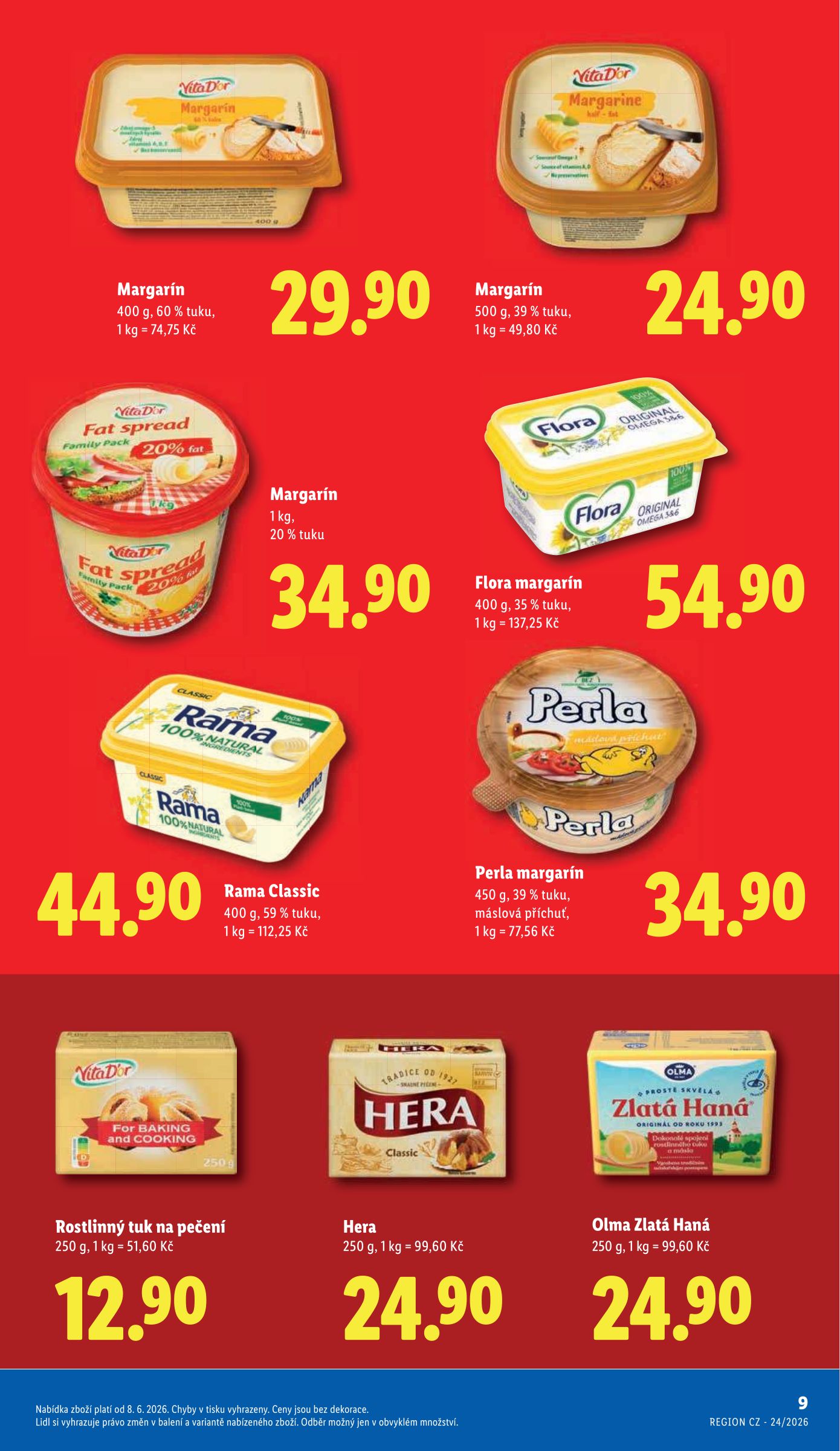 lidl - Lidl - Další ceny v klidu leták na příští týden od pondělí 08.06.2026 do středy 30.09.2026 - page: 9