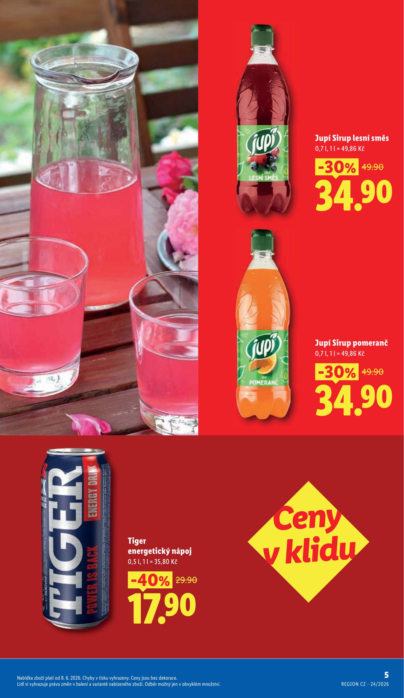 lidl - Lidl - Další ceny v klidu leták na příští týden od pondělí 08.06.2026 do středy 30.09.2026 - page: 5