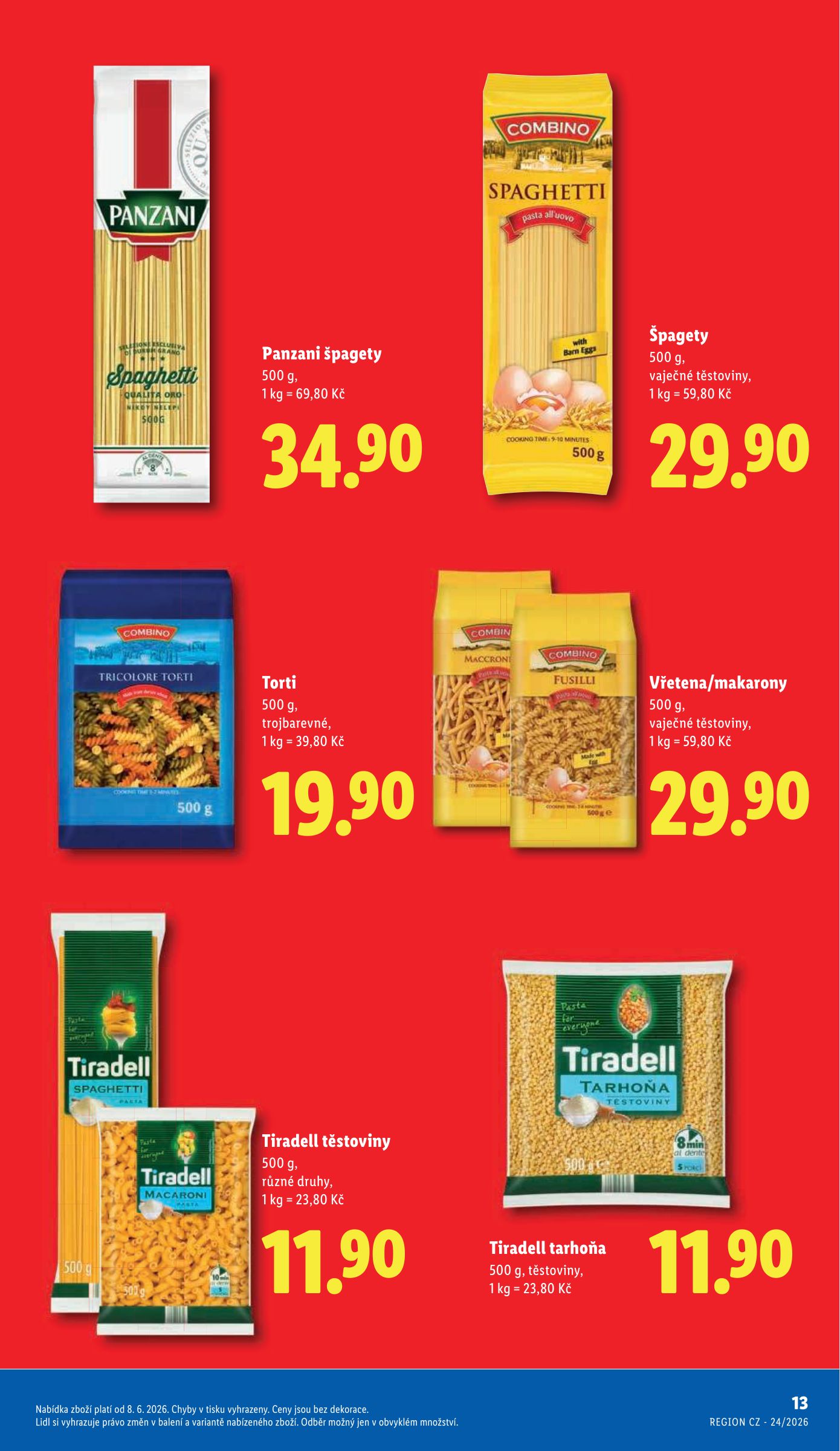 lidl - Lidl - Další ceny v klidu leták na příští týden od pondělí 08.06.2026 do středy 30.09.2026 - page: 13