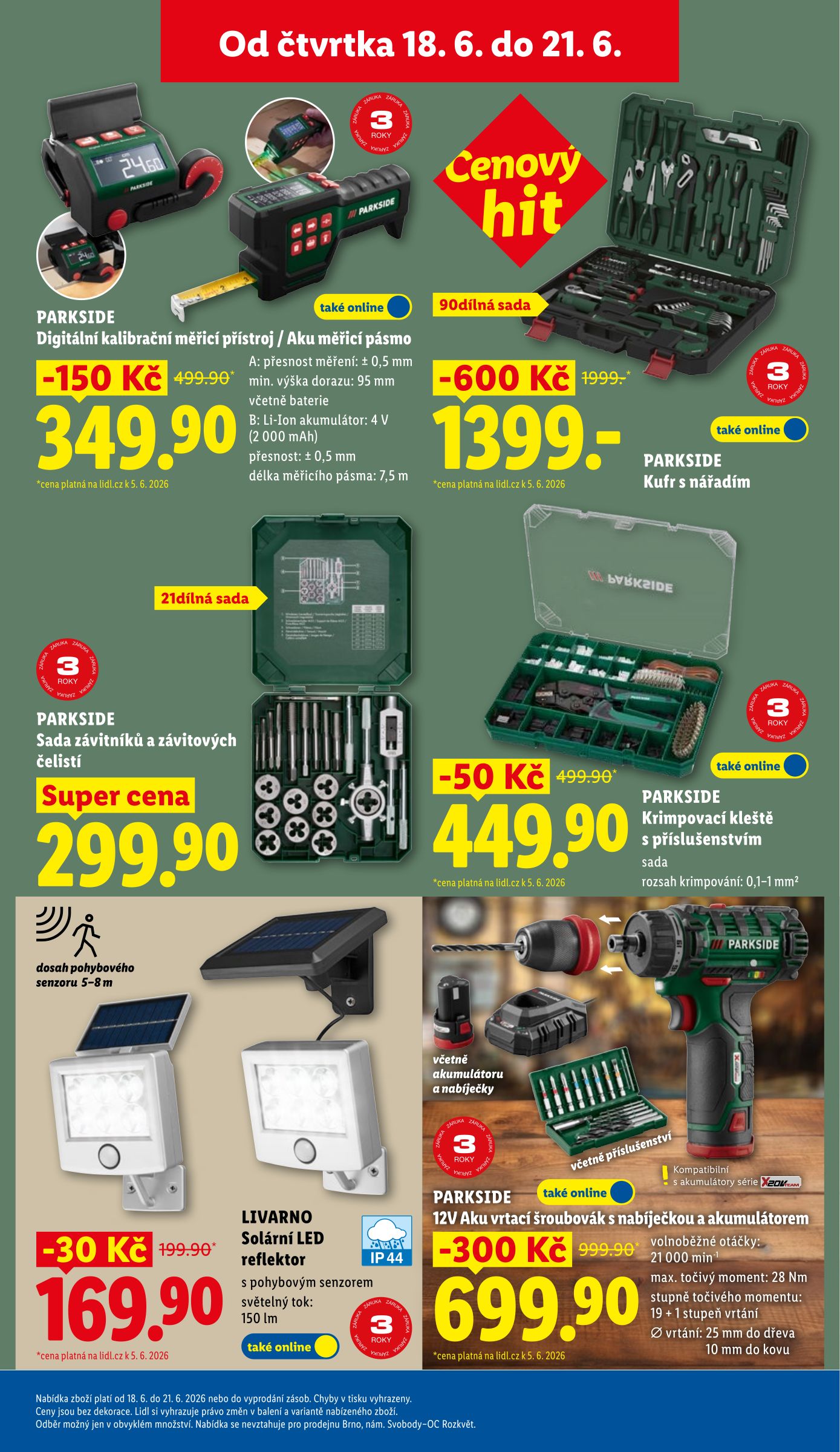 lidl - Lidl - Spotřební zboží leták na příští týden od pondělí 15.06.2026 do neděle 21.06.2026 - page: 21
