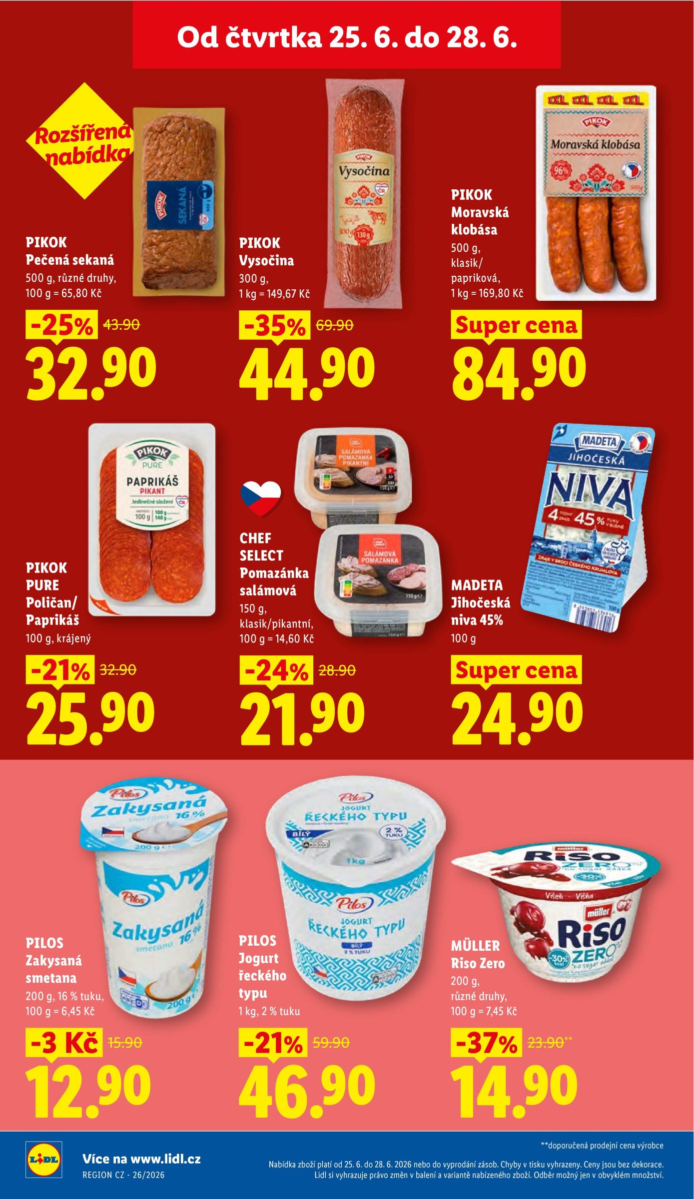 lidl - Lidl leták na příští týden od čtvrtka 25.06.2026 do neděle 28.06.2026 - page: 14