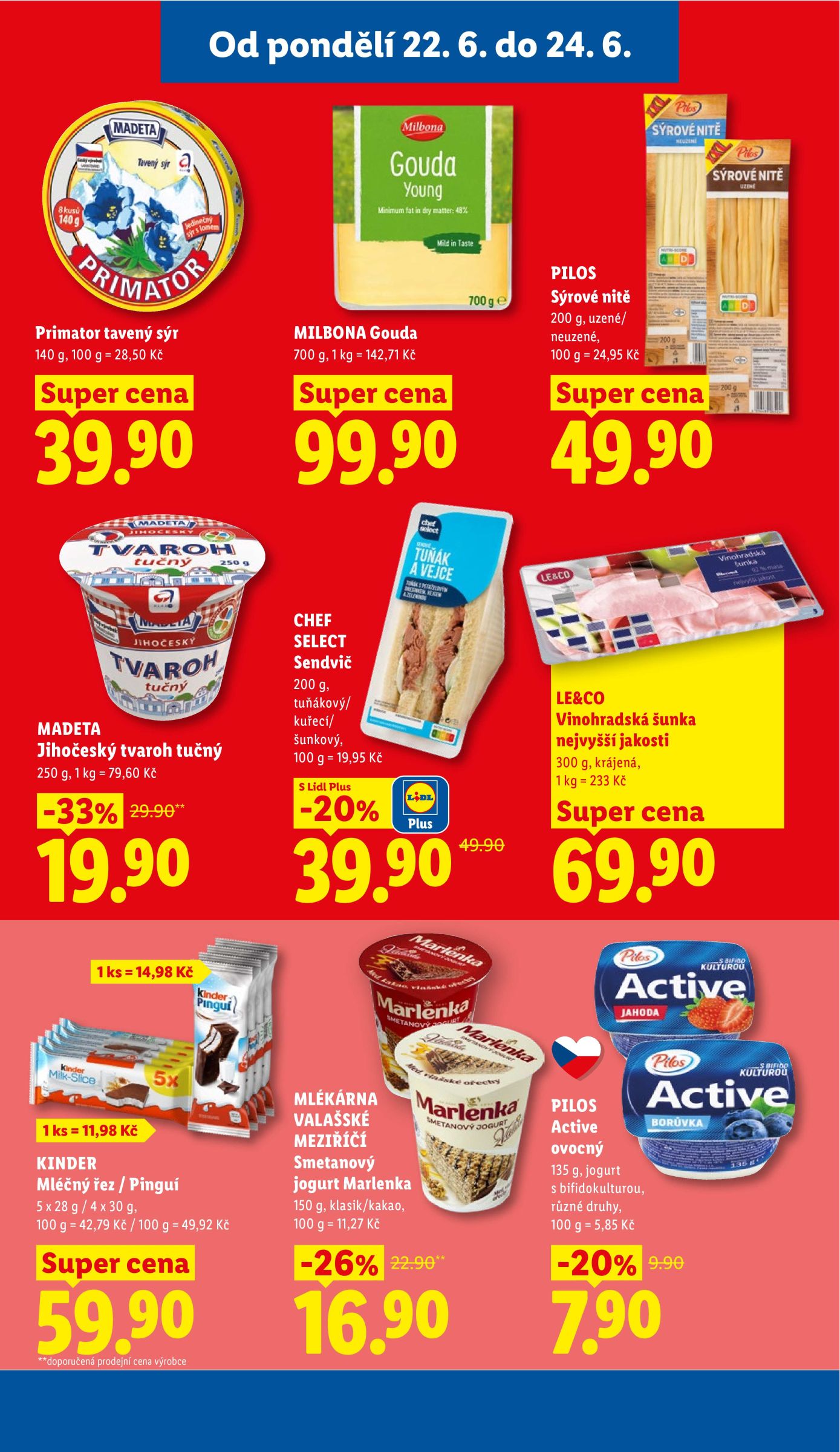 lidl - Lidl leták na příští týden od pondělí 22.06.2026 do neděle 28.06.2026 - page: 19