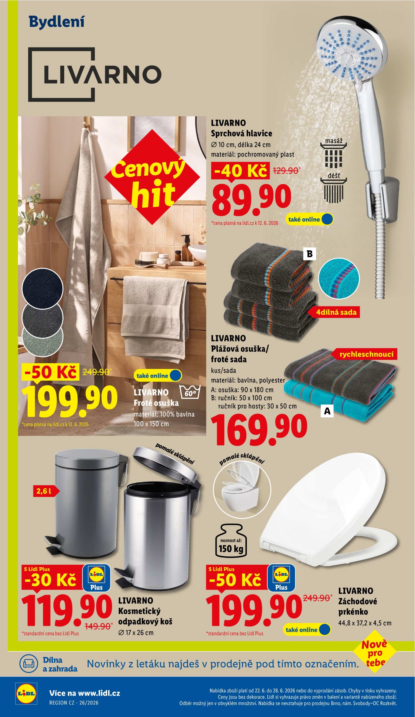 lidl - Lidl - Spotřební zboží leták na příští týden od pondělí 22.06.2026 do neděle 28.06.2026 - page: 10