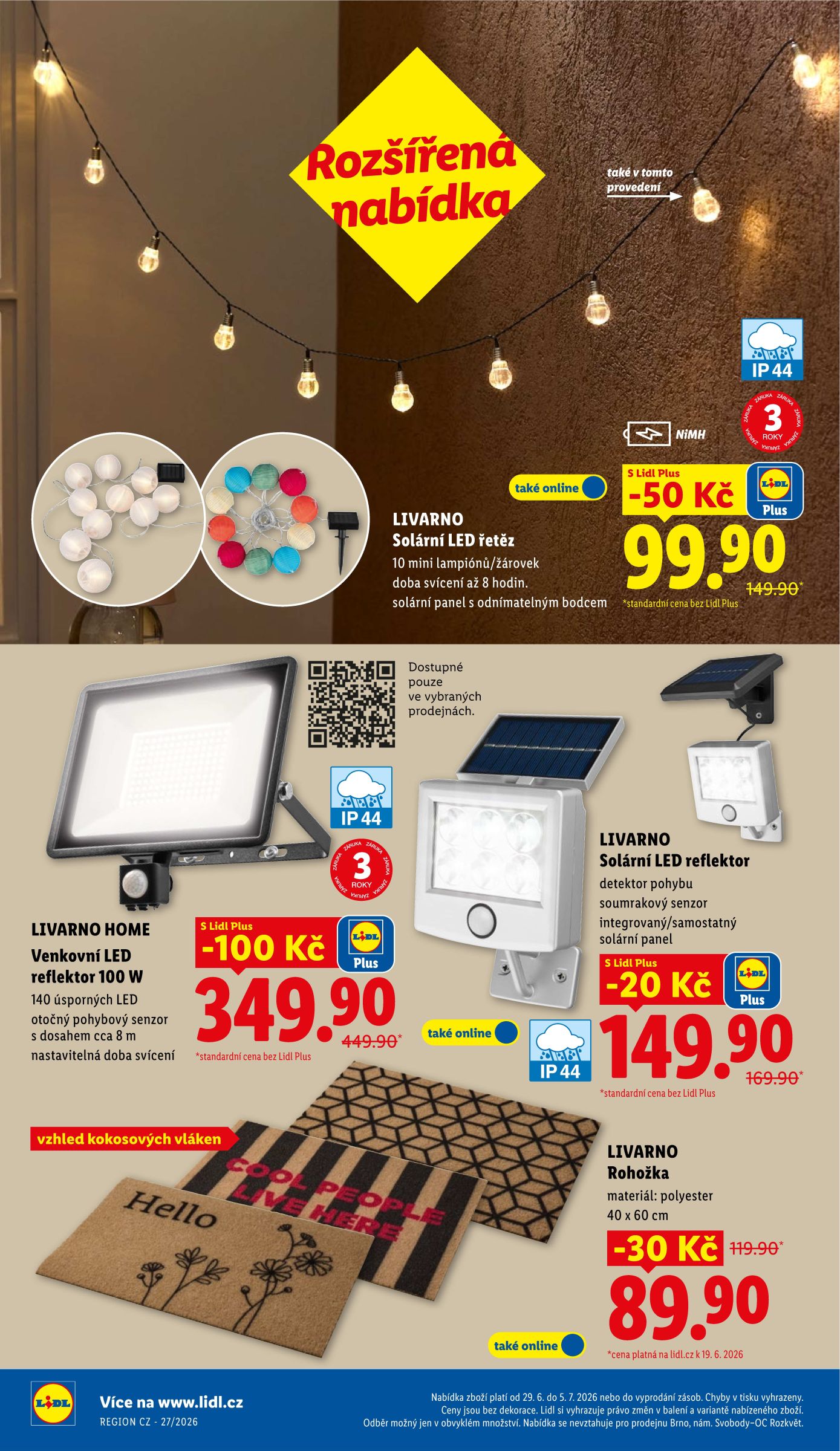 lidl - Lidl leták na příští týden od pondělí 29.06.2026 do středy 01.07.2026 - page: 44