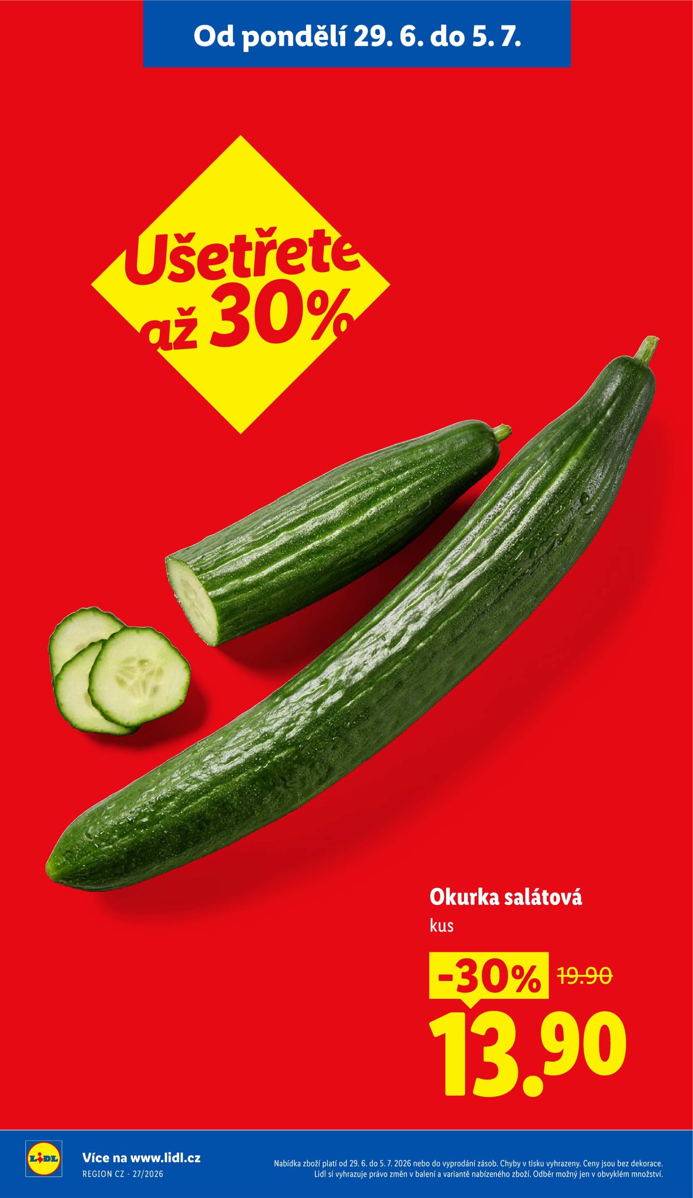 lidl - Lidl leták na příští týden od pondělí 29.06.2026 do středy 01.07.2026 - page: 13