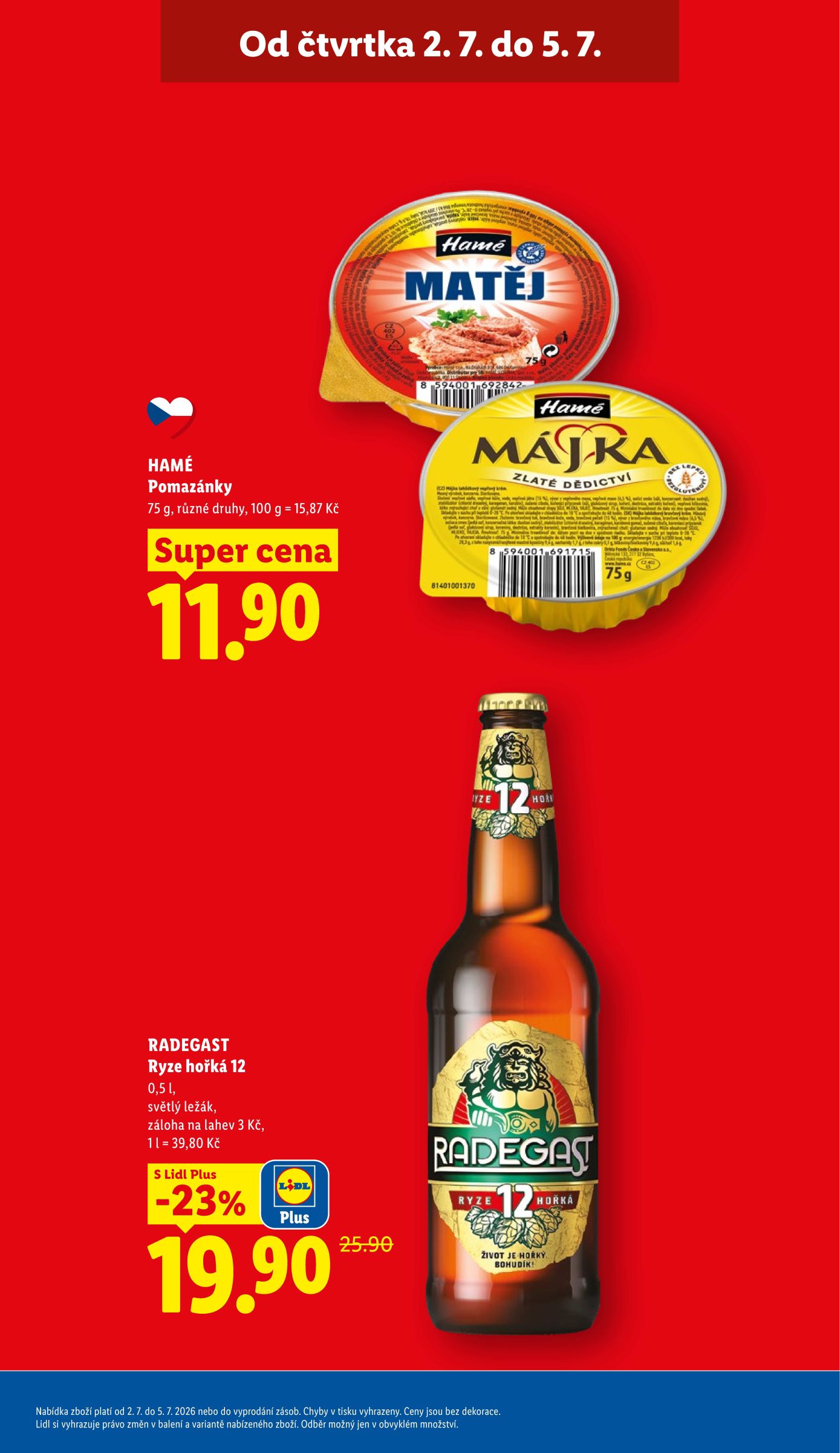 lidl - Lidl leták na příští týden od čtvrtka 02.07.2026 do neděle 05.07.2026 - page: 7