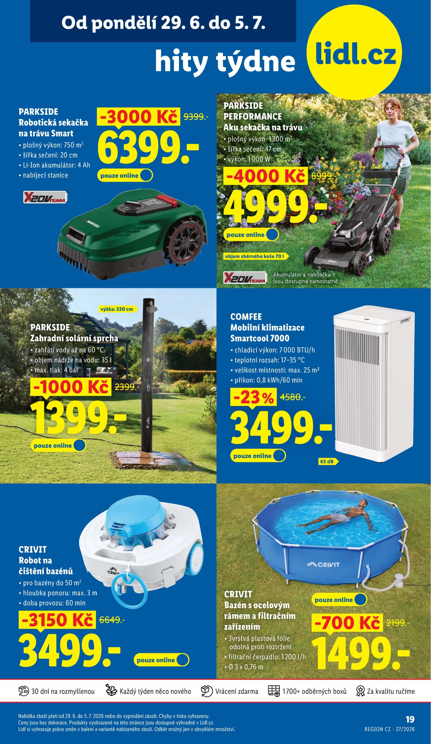 lidl - Lidl - Hity týdne leták na příští týden od pondělí 29.06.2026 do neděle 05.07.2026
