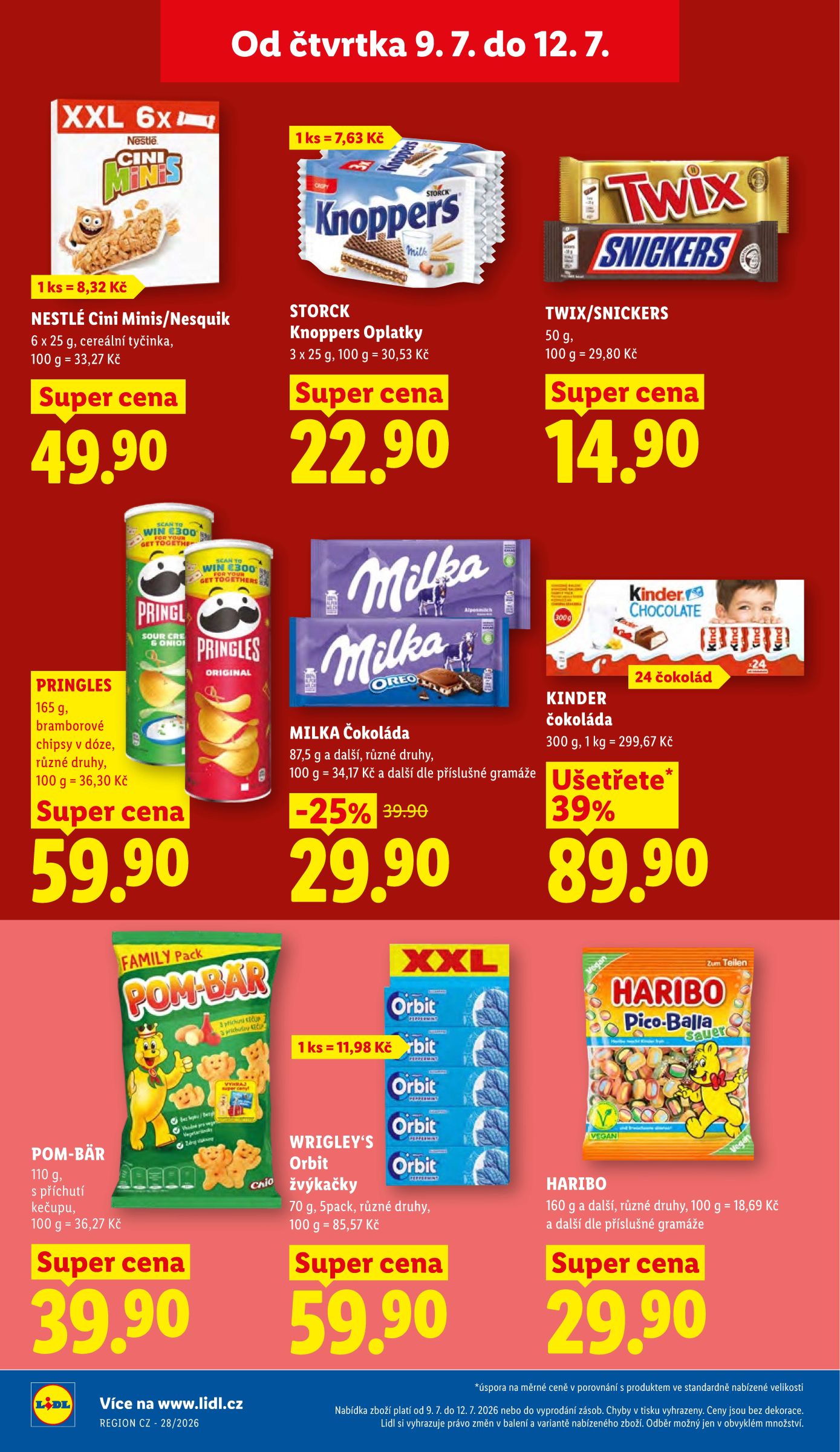 lidl - Lidl leták na příští týden od čtvrtka 09.07.2026 do neděle 12.07.2026 - page: 28