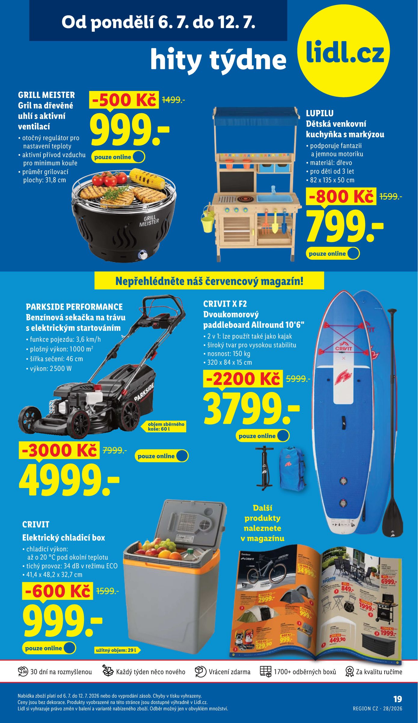 lidl - Lidl - Hity týdne leták na příští týden od pondělí 06.07.2026 do neděle 12.07.2026