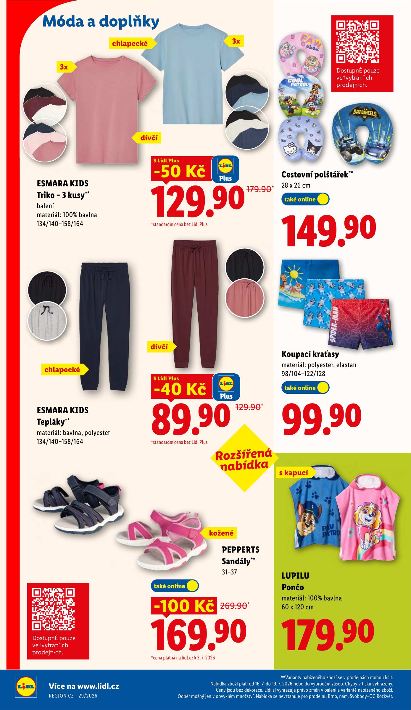 lidl - Lidl leták na příští týden od čtvrtka 16.07.2026 do neděle 19.07.2026 - page: 39