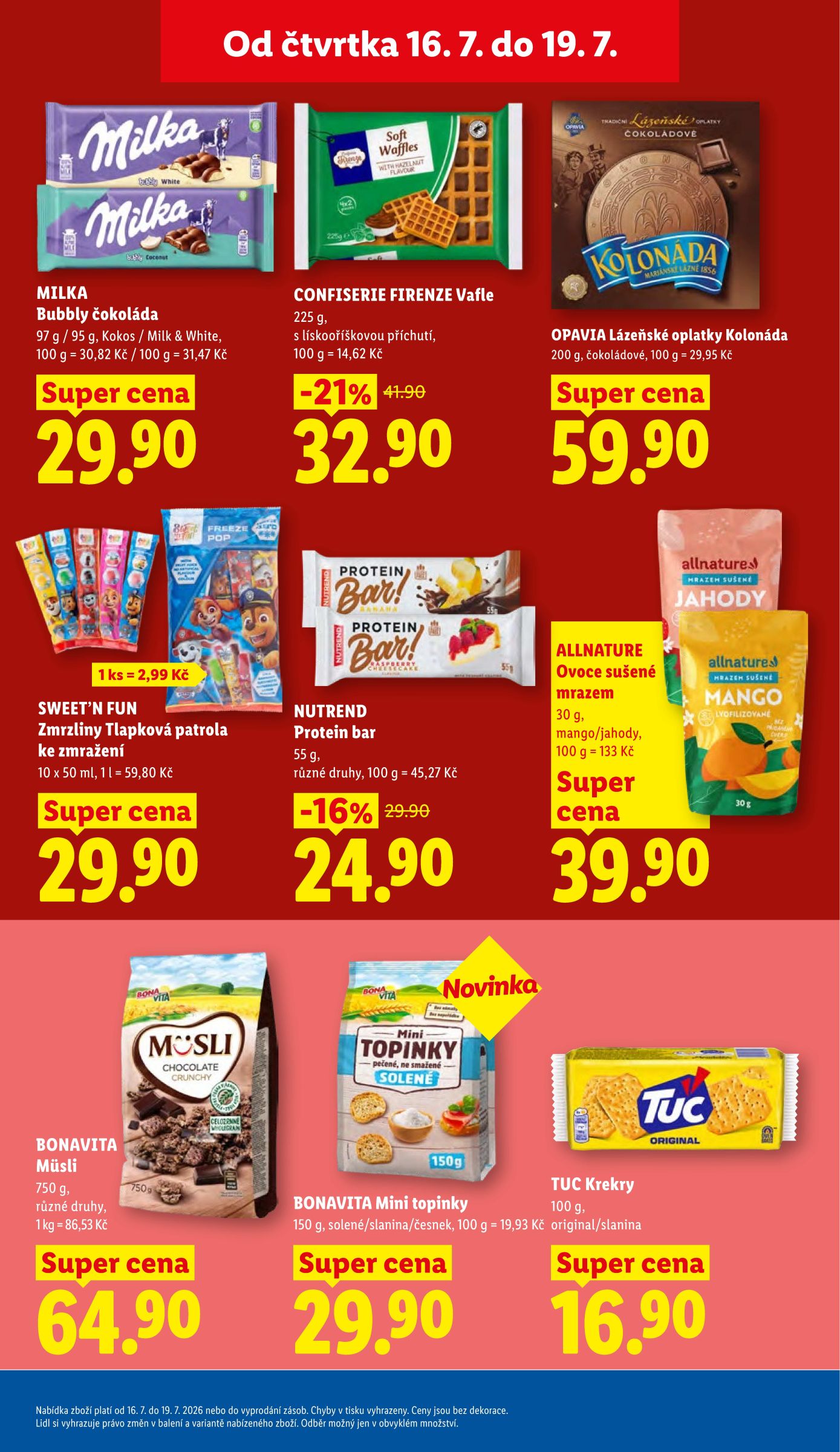 lidl - Lidl leták na příští týden od čtvrtka 16.07.2026 do neděle 19.07.2026 - page: 25