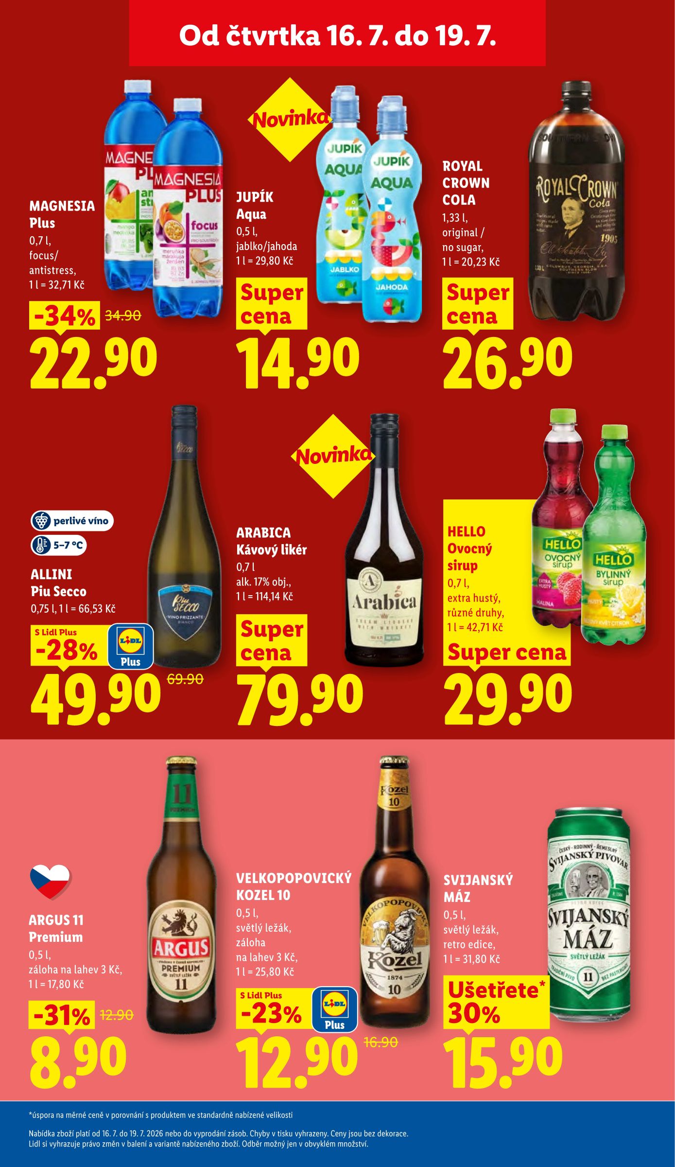 lidl - Lidl leták na příští týden od čtvrtka 16.07.2026 do neděle 19.07.2026 - page: 26