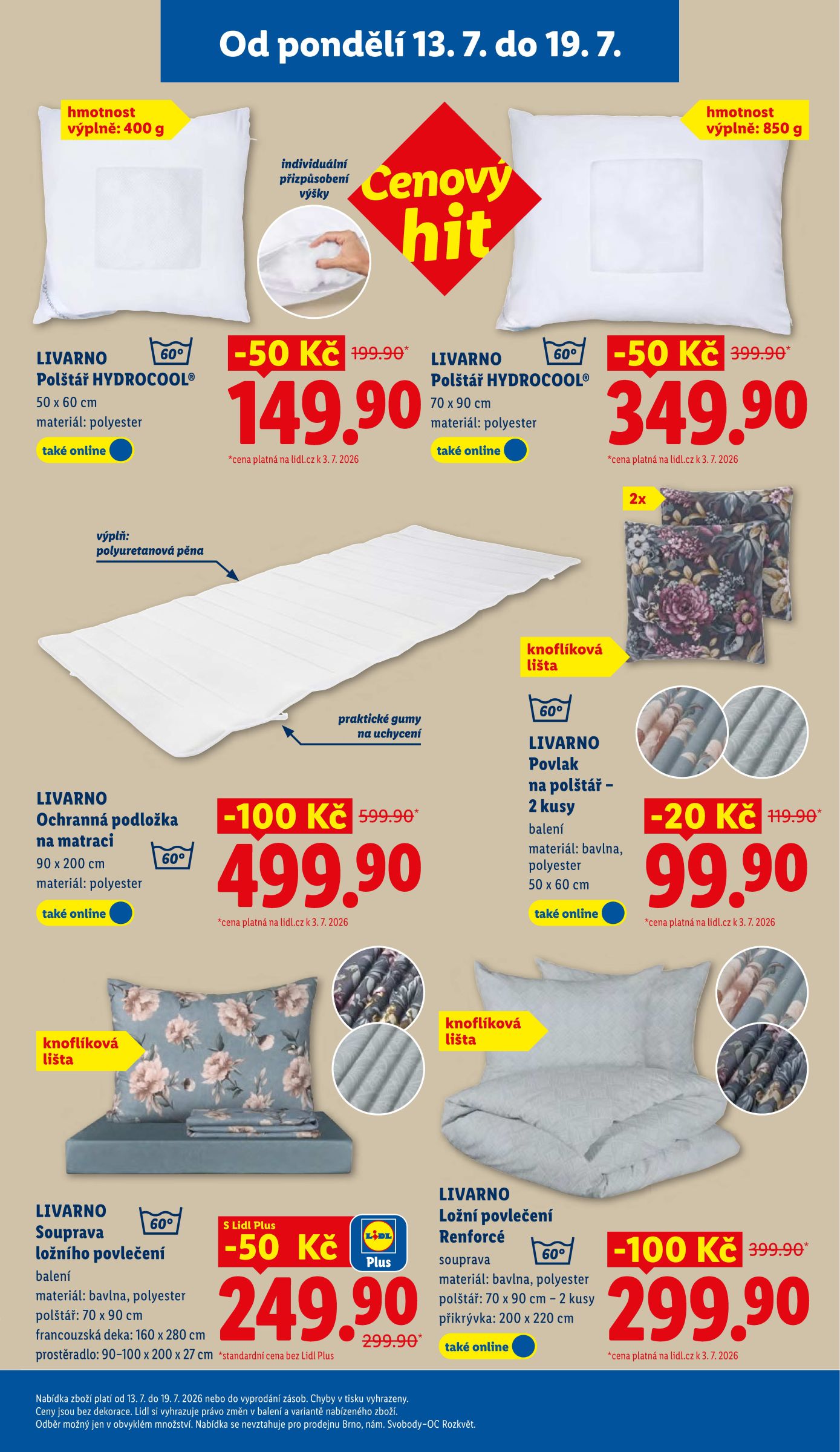 lidl - Lidl - Spotřební zboží leták na příští týden od pondělí 13.07.2026 do neděle 19.07.2026 - page: 3