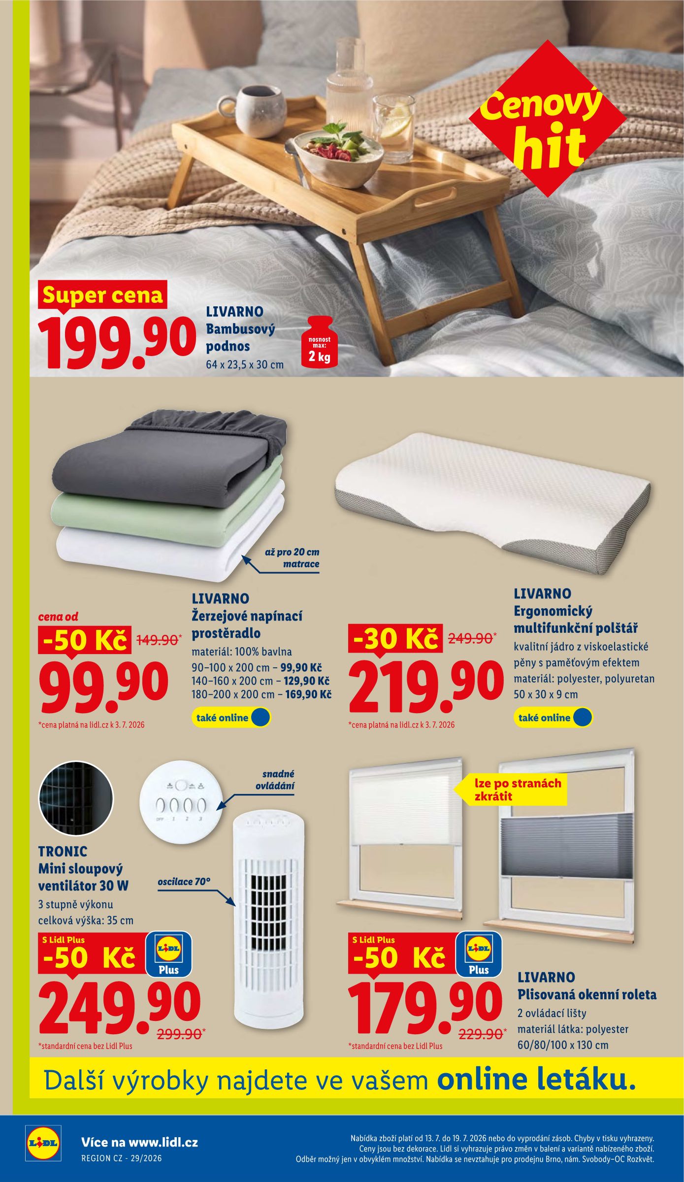 lidl - Lidl - Spotřební zboží leták na příští týden od pondělí 13.07.2026 do neděle 19.07.2026 - page: 4