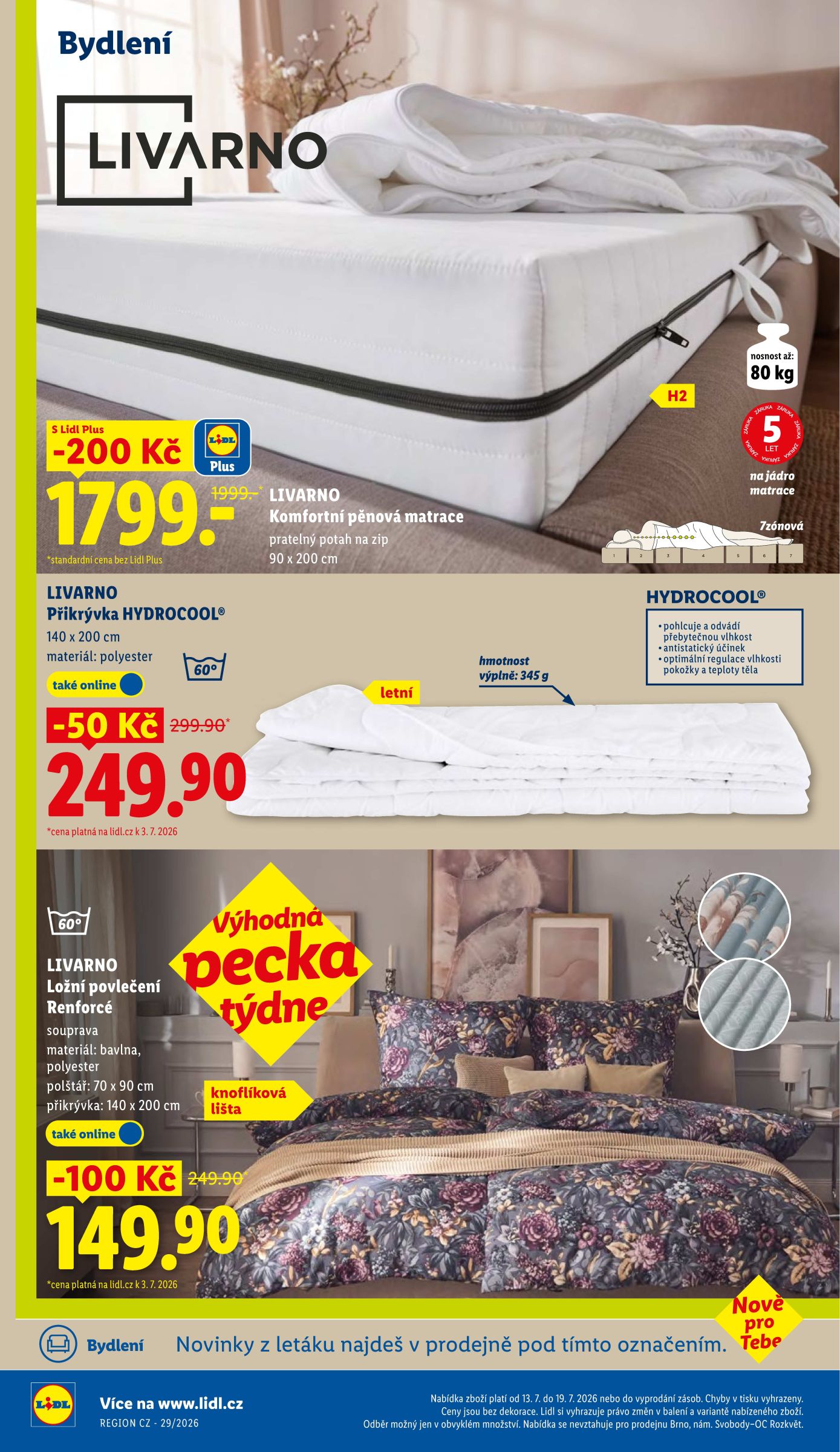 lidl - Lidl - Spotřební zboží leták na příští týden od pondělí 13.07.2026 do neděle 19.07.2026 - page: 2