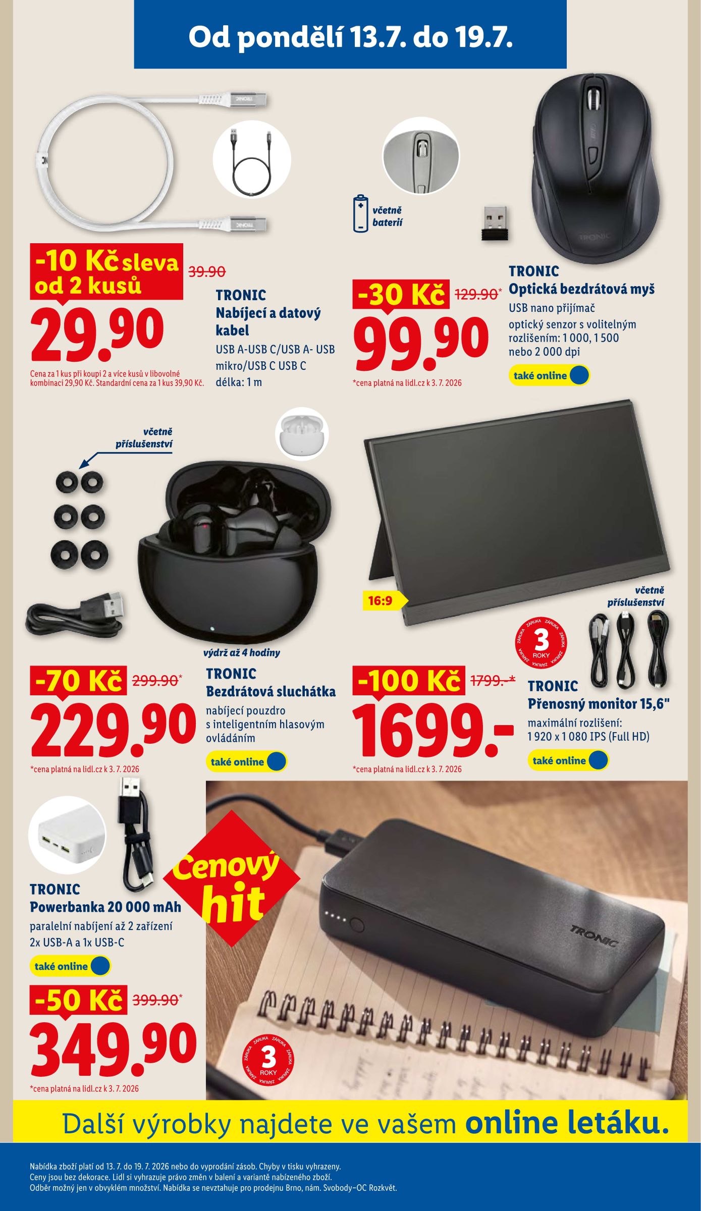 lidl - Lidl - Spotřební zboží leták na příští týden od pondělí 13.07.2026 do neděle 19.07.2026 - page: 11