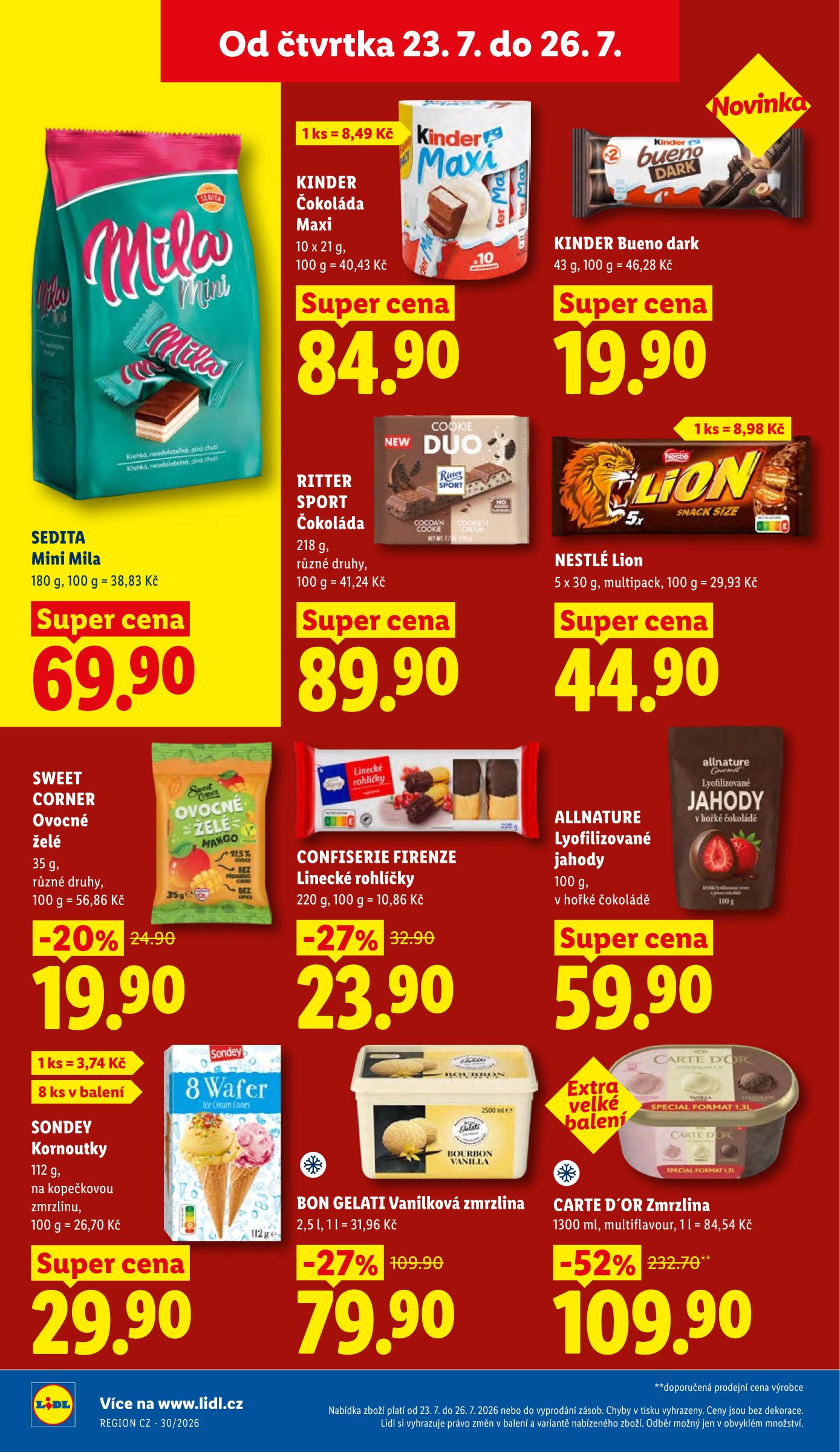 lidl - Lidl leták na příští týden od čtvrtka 23.07.2026 do neděle 26.07.2026 - page: 24