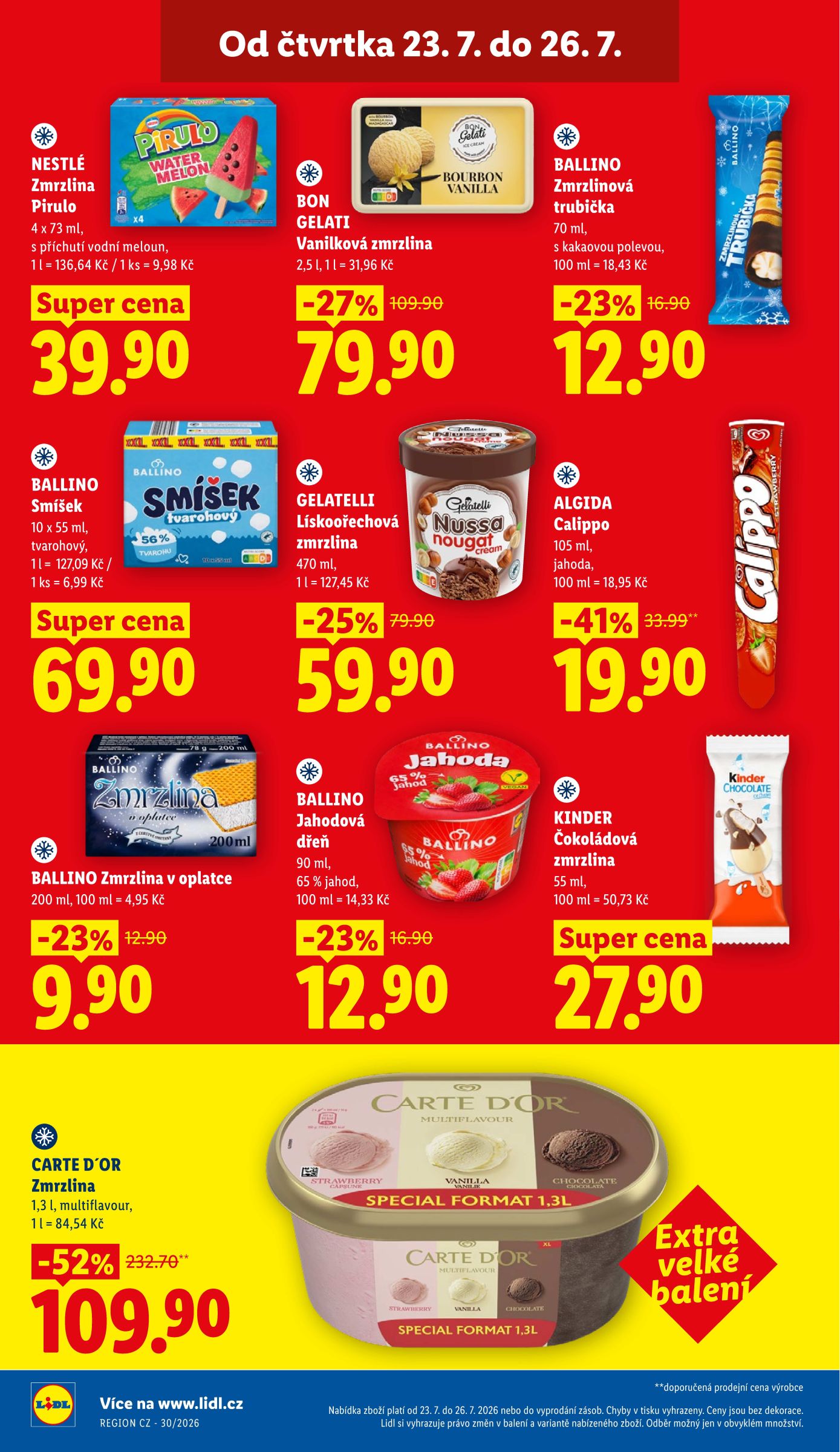 lidl - Lidl leták na příští týden od čtvrtka 23.07.2026 do neděle 26.07.2026 - page: 28
