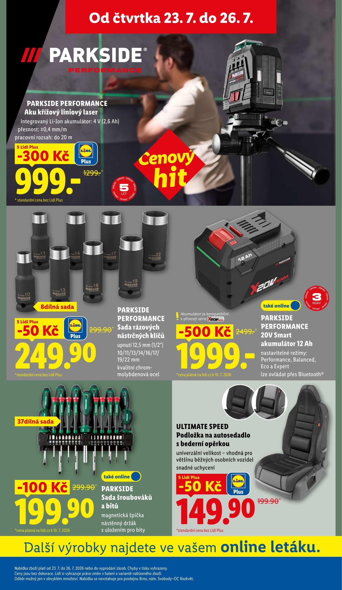 lidl - Lidl leták na příští týden od čtvrtka 23.07.2026 do neděle 26.07.2026 - page: 43
